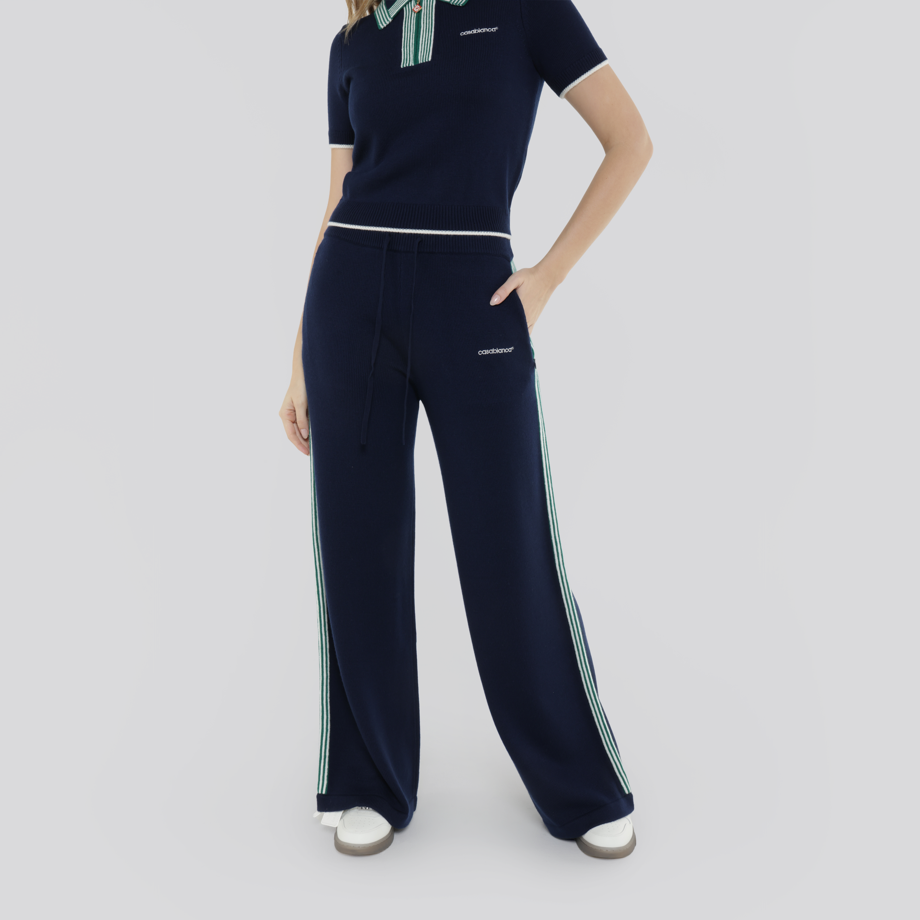 Sudadera Azul Casablanca Tennis