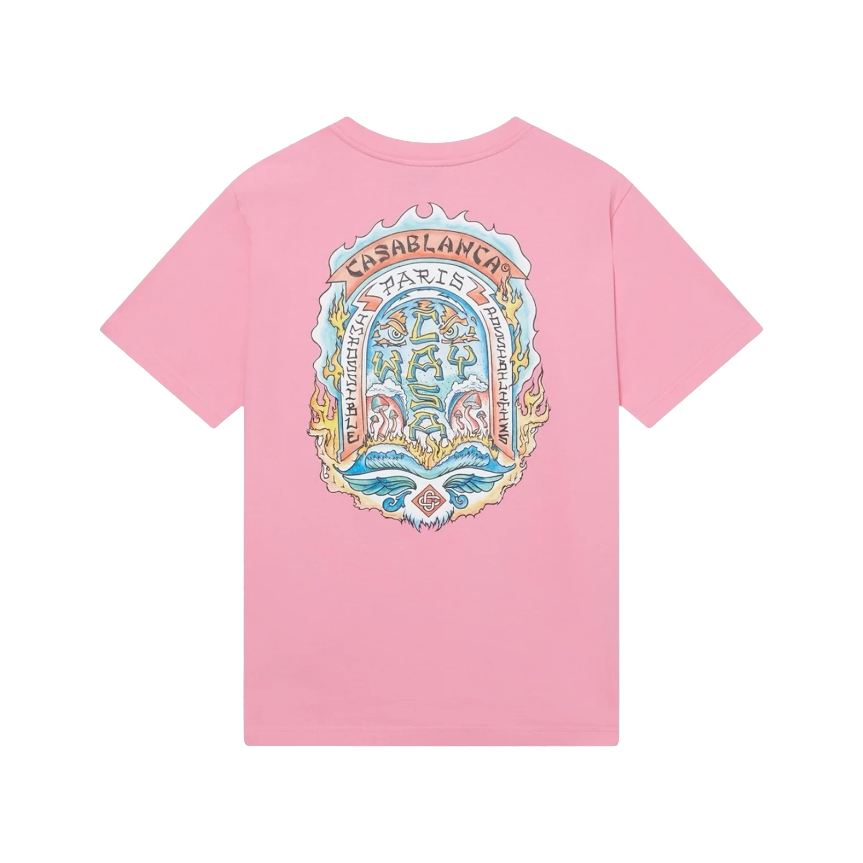 Camiseta Rosada Casablanca Casa Way Skate