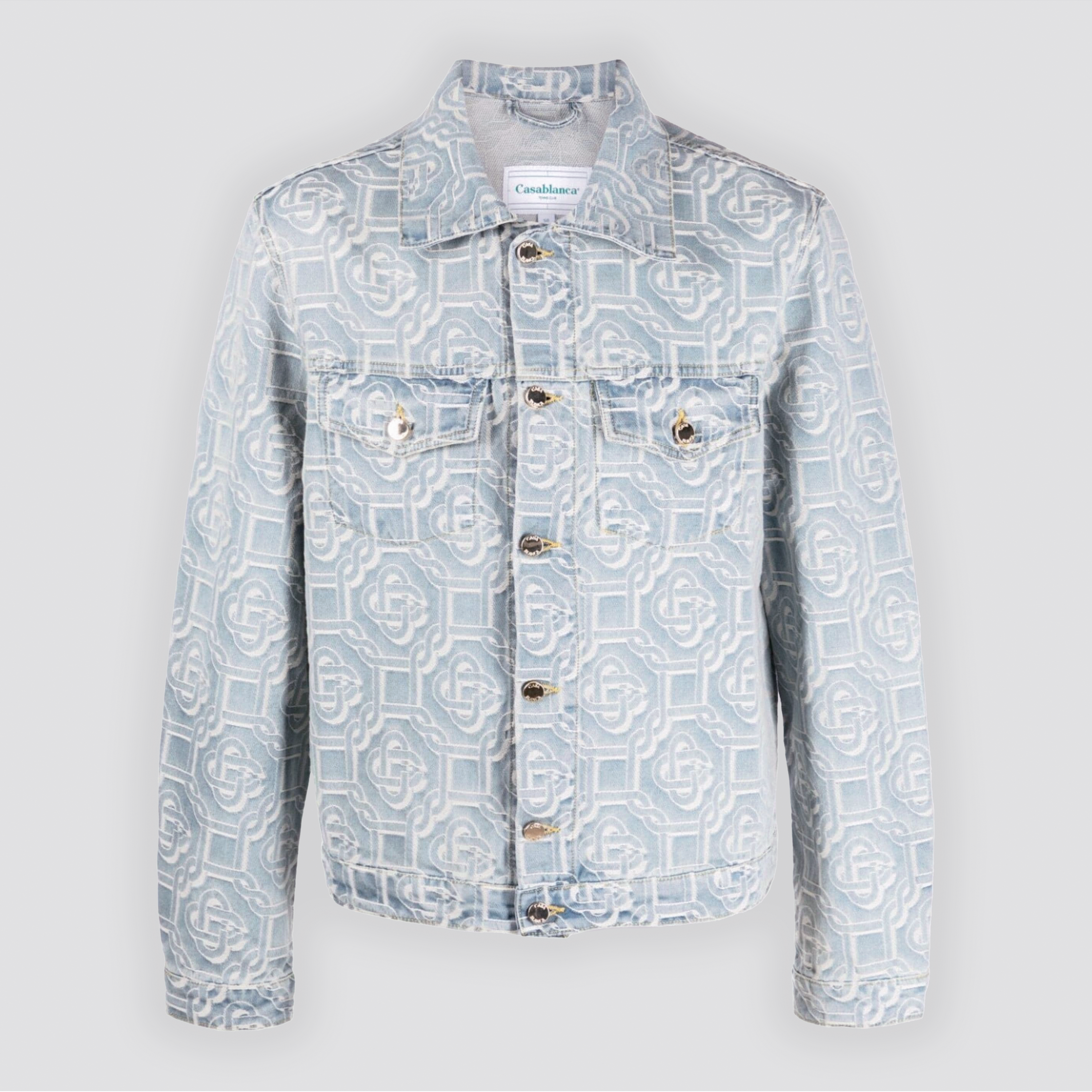 Chaqueta Denim Casablanca Monogram Jacquard