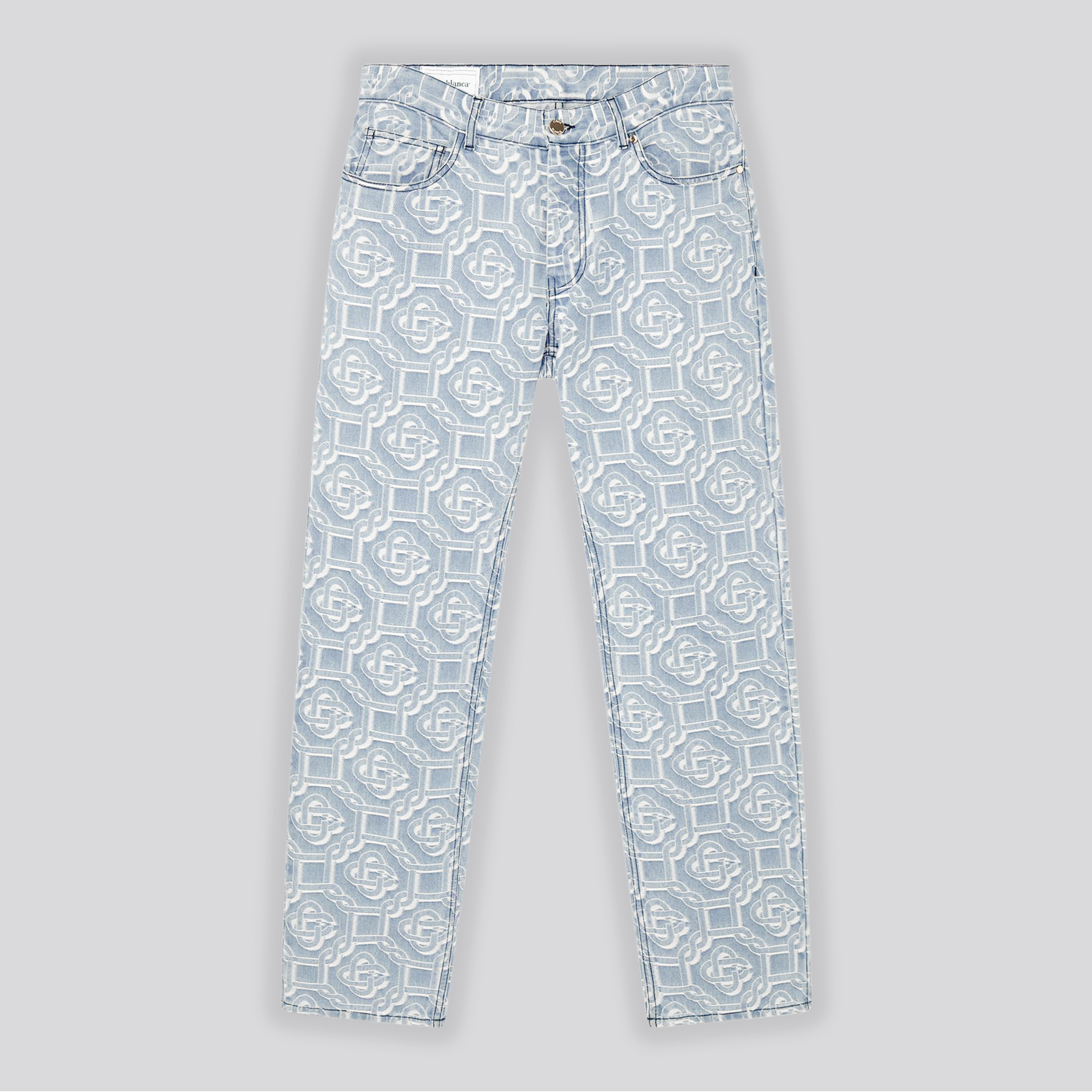 Jeans Denim Casablanca Monogram Jacquard