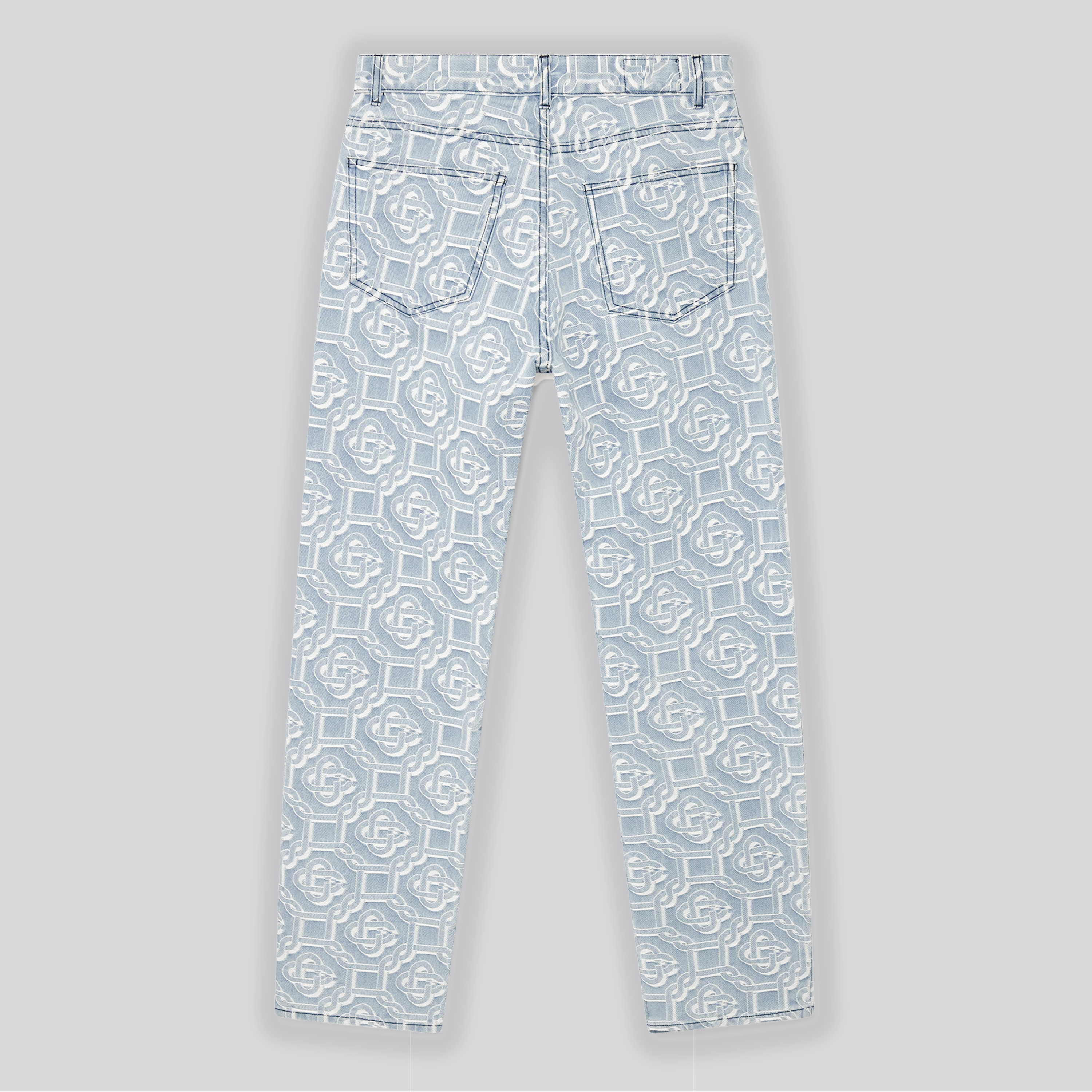 Jeans Denim Casablanca Monogram Jacquard