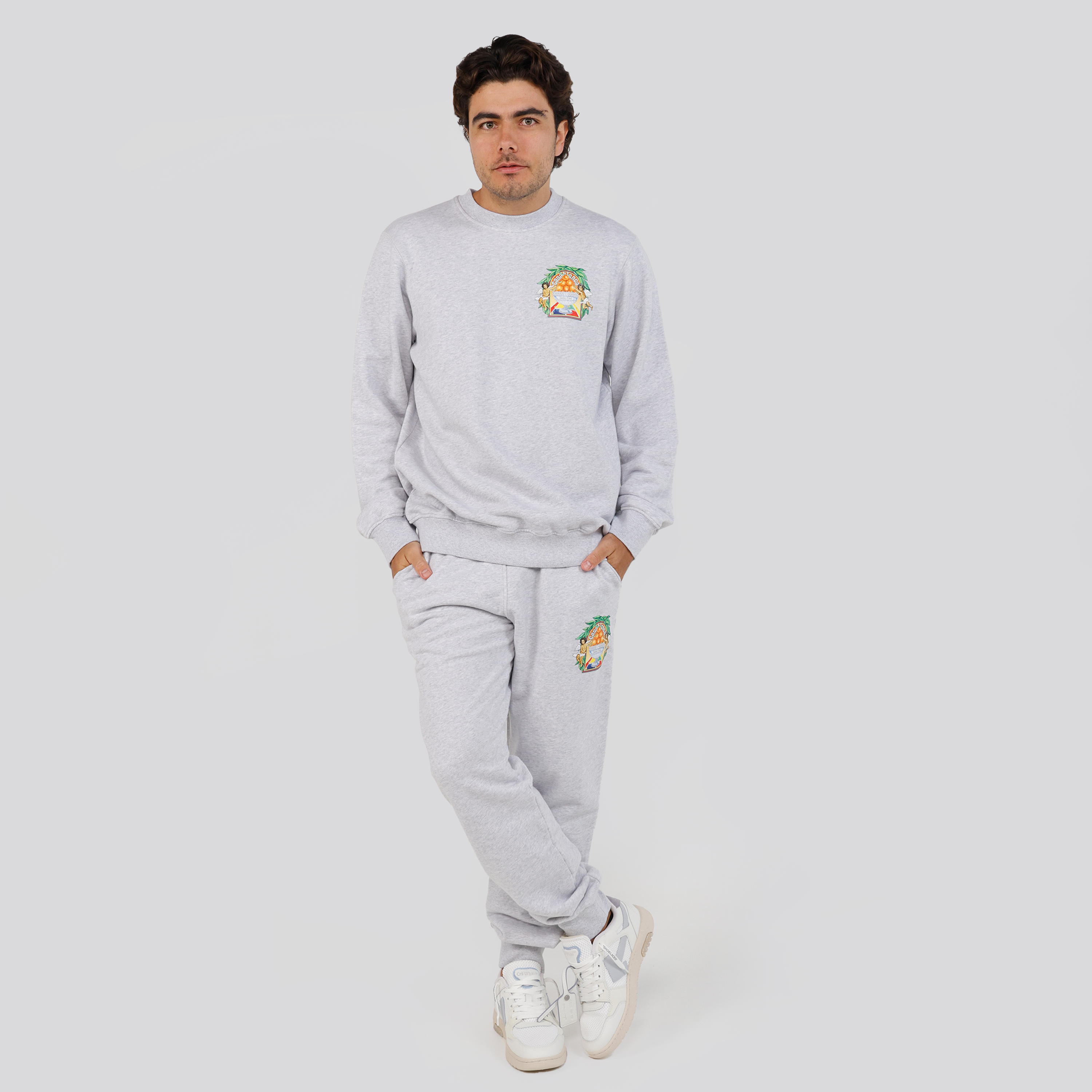 Sudadera Gris Casablanca Triomphe D'Orange