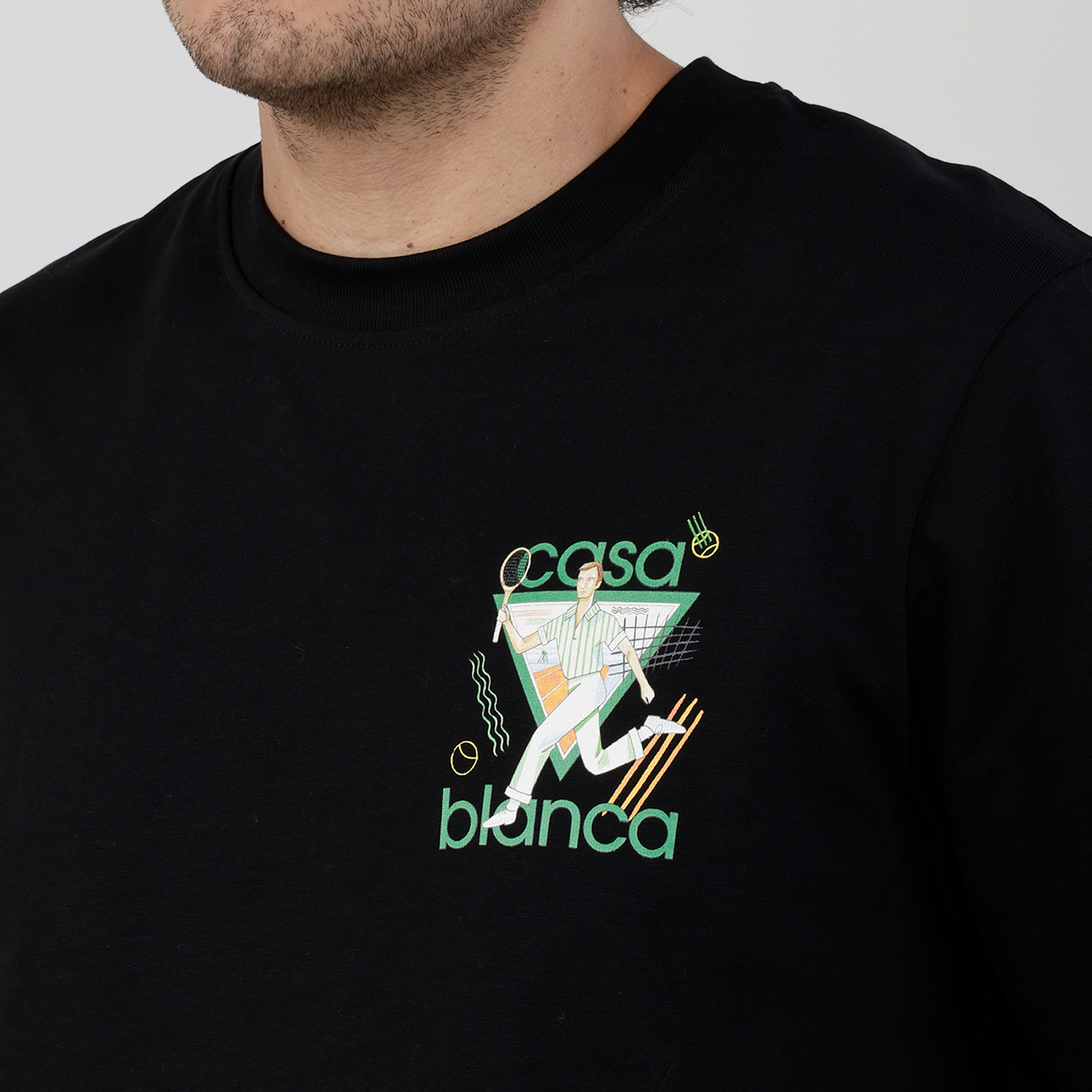 Camiseta Negra Casablanca Le Jeu