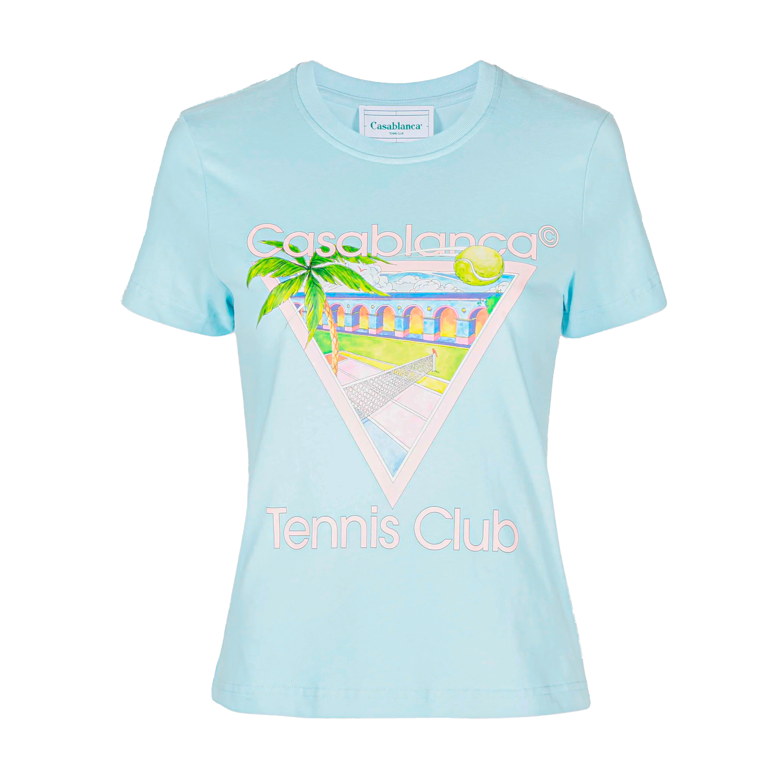 Camiseta Celeste Casablanca Tennis Club Icon