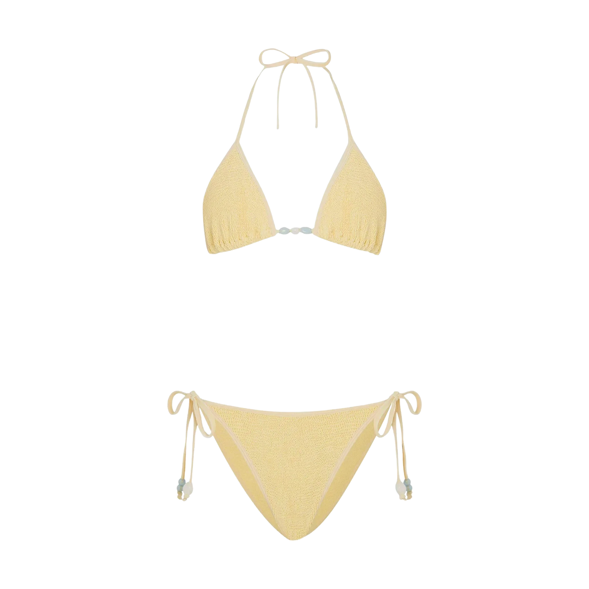 Bikini Gina Beaded Amarillo Hunza G