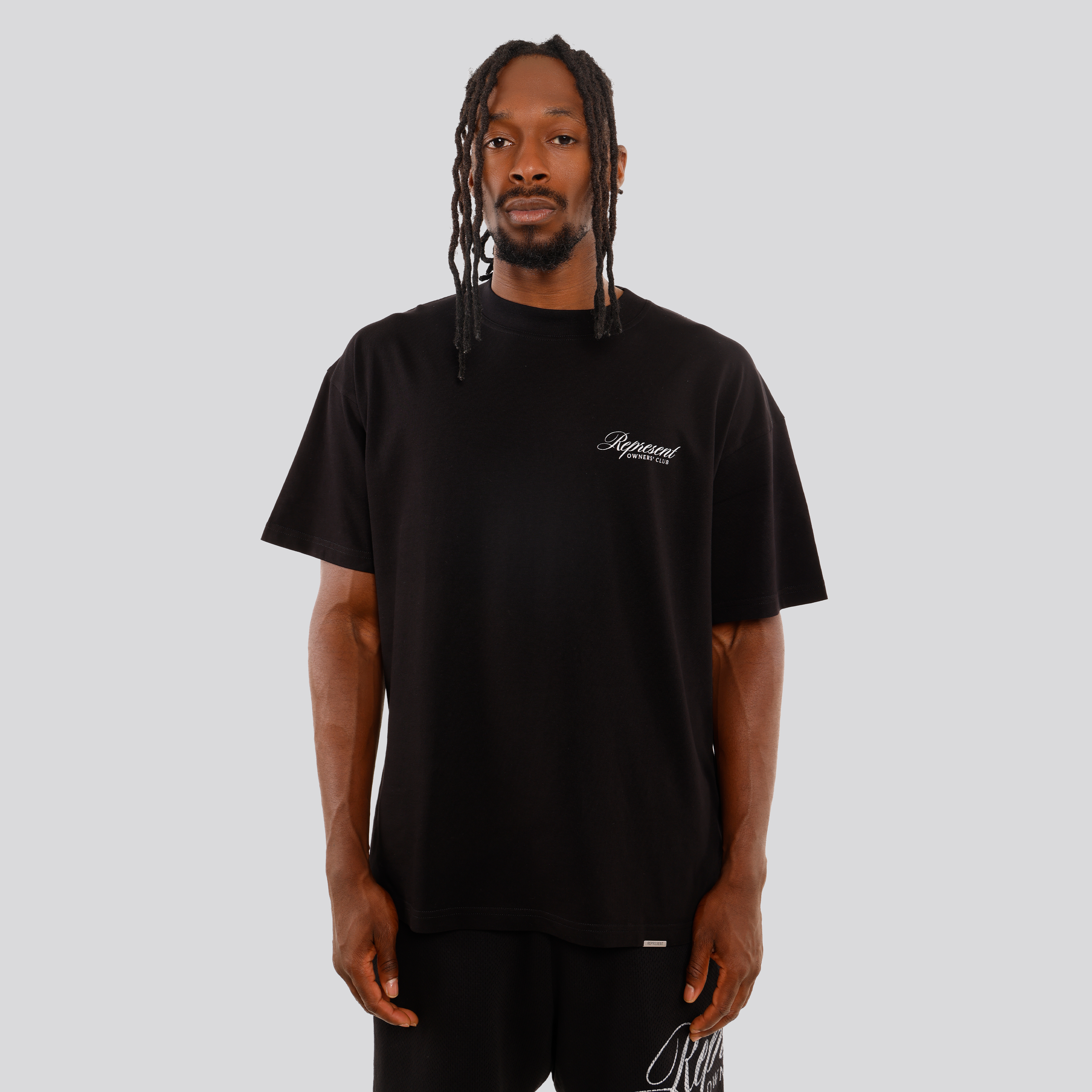 Camiseta Negra Represent Owners The Club Script