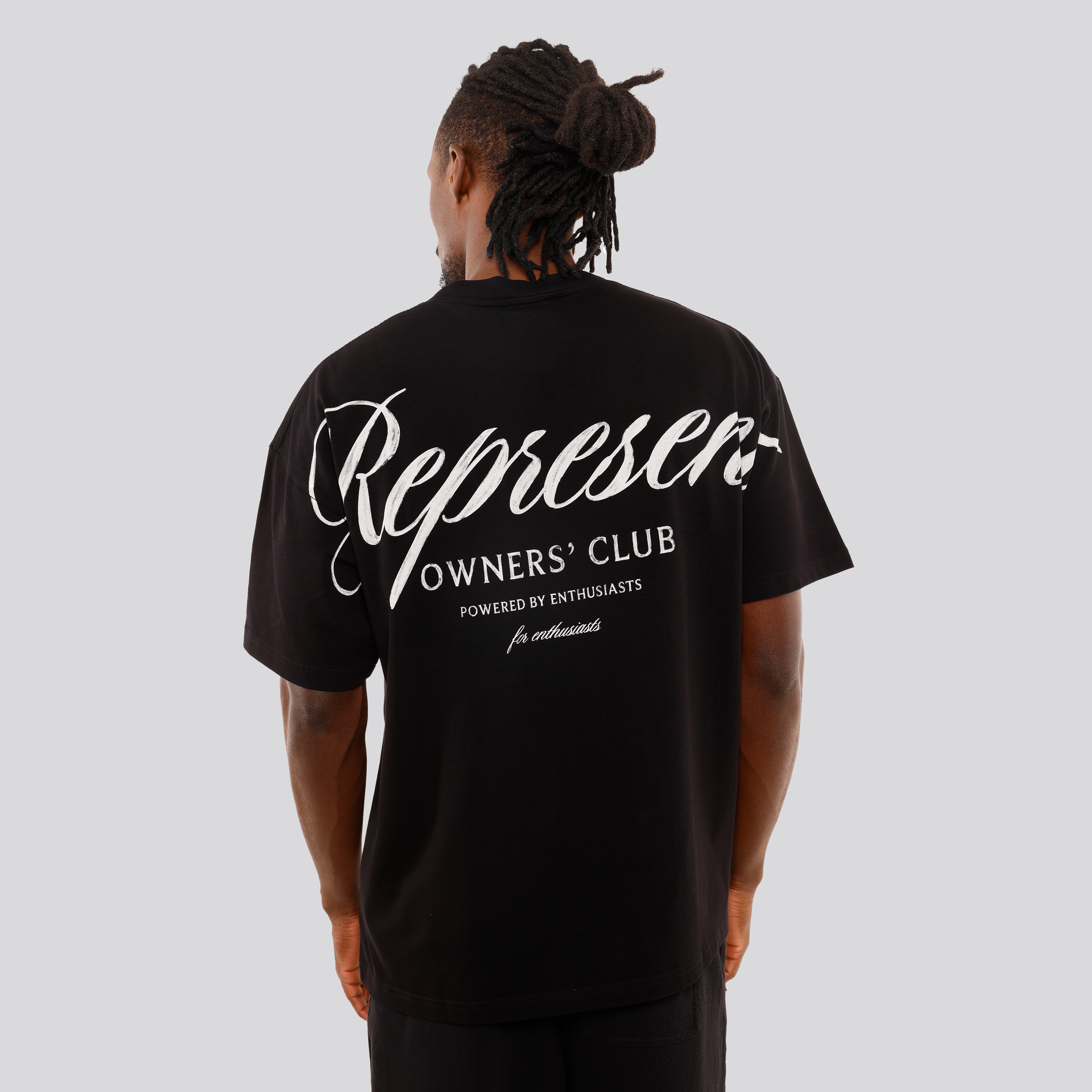 Camiseta Negra Represent Owners The Club Script