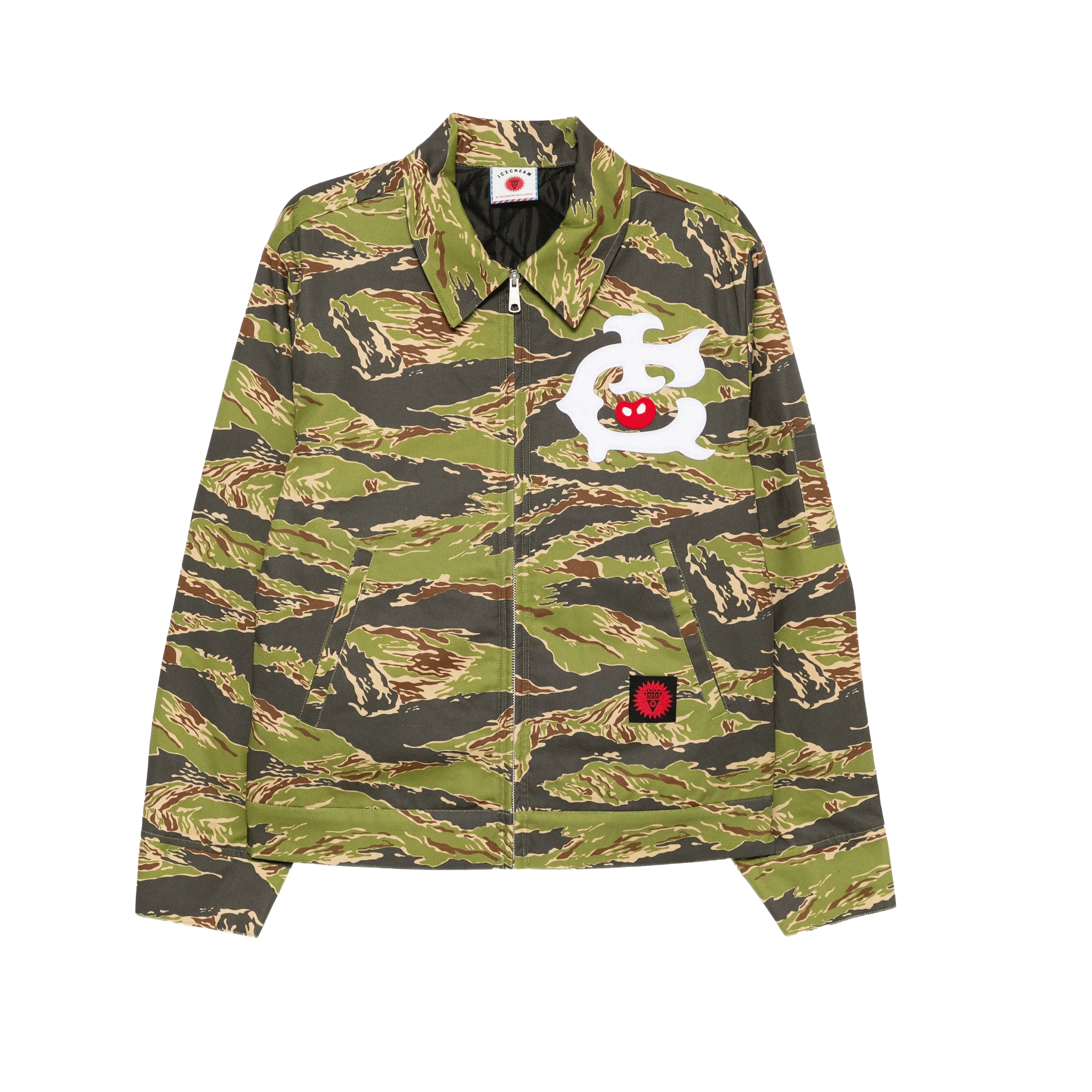 Chaqueta Verde ICECREAM Tiger Stripe Work