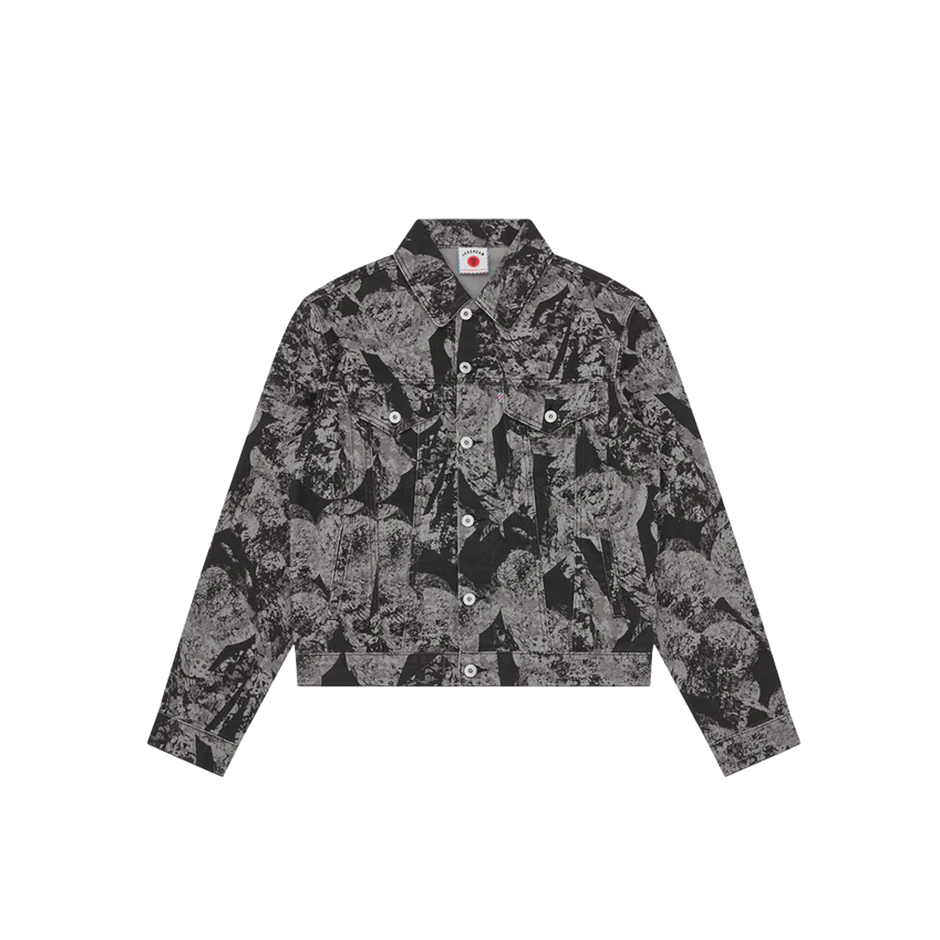 Chaqueta Gris Ice Cream Cone Stamp Denim Trucker