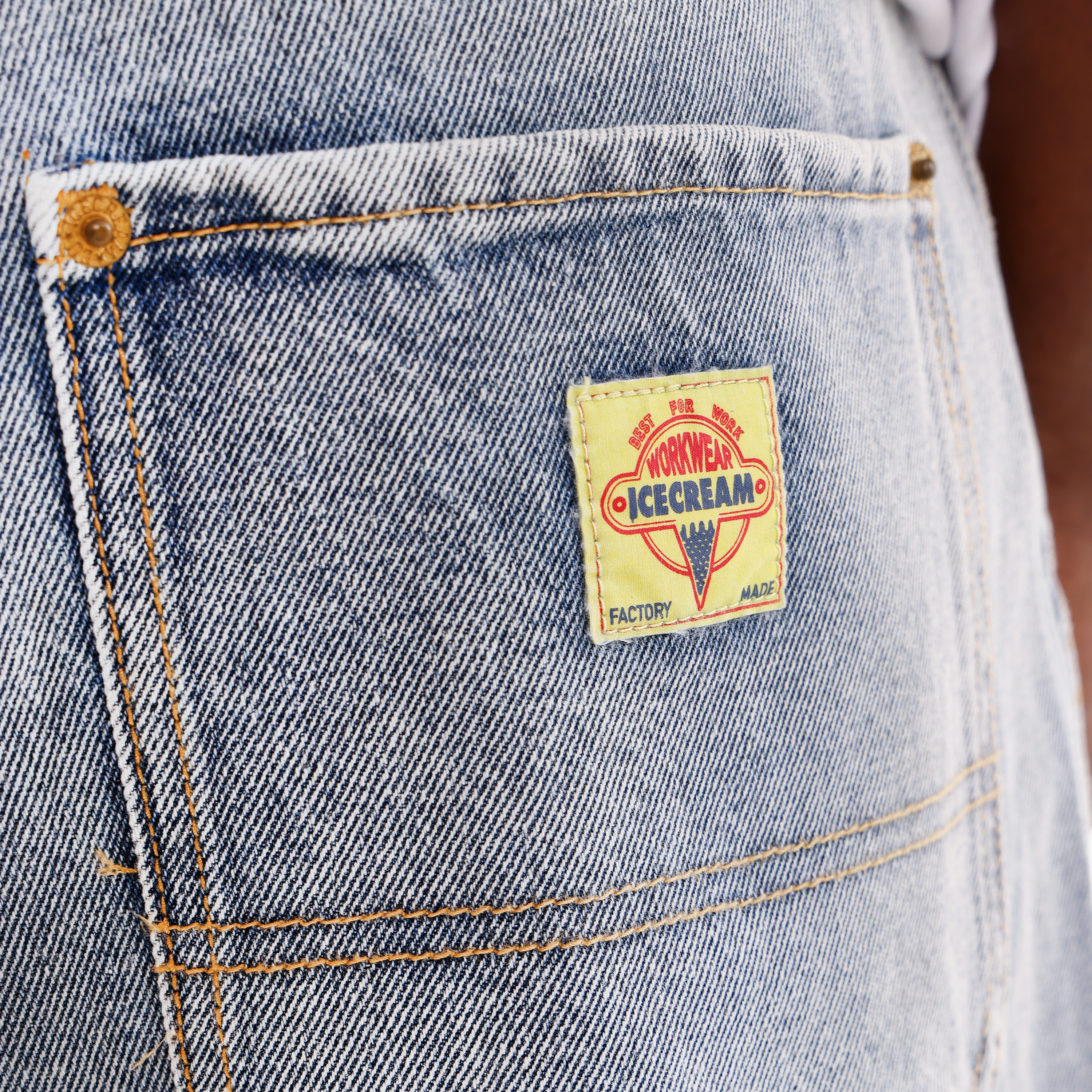 Jean Denim ICECREAM cones & Bones Denim Carpenter