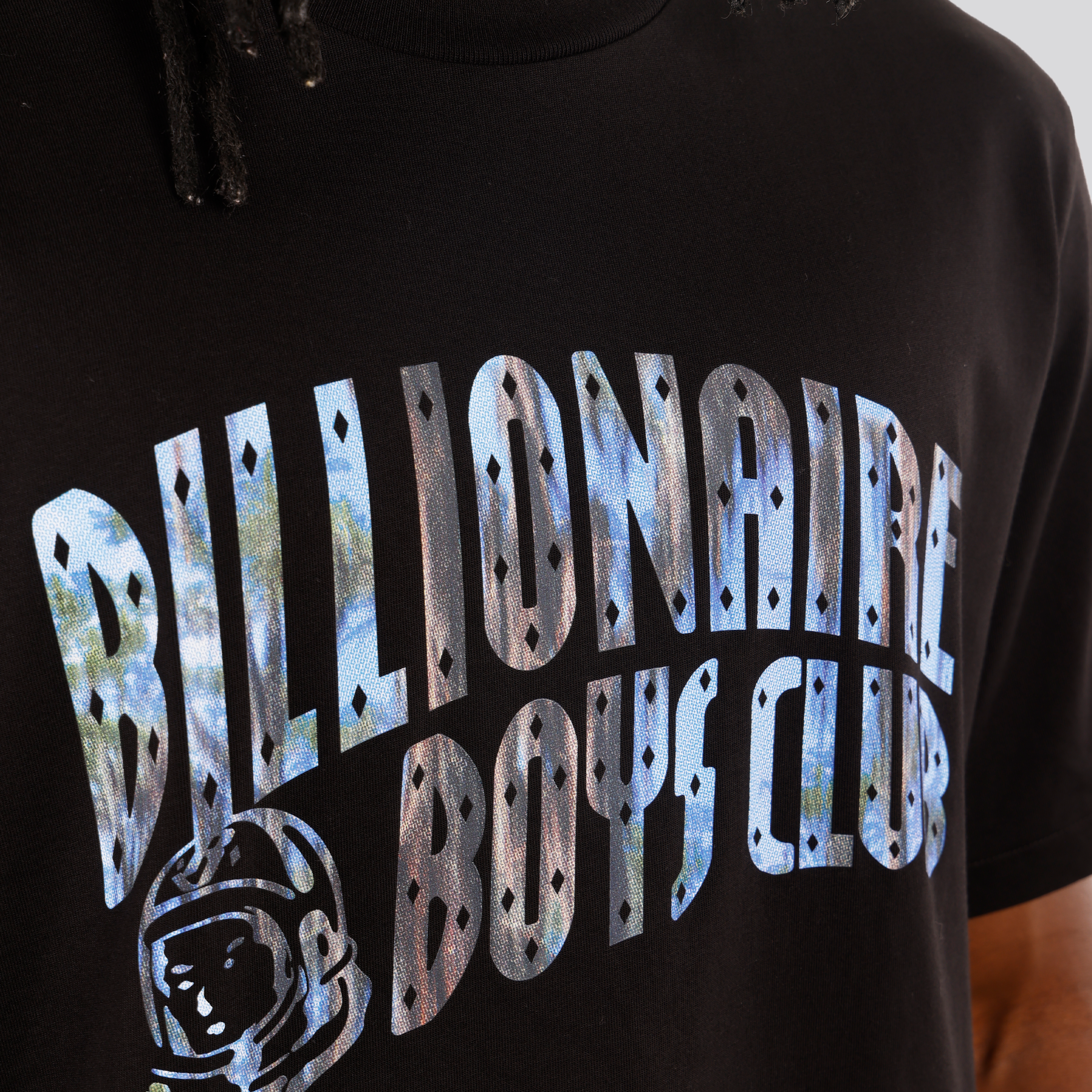 Camiseta Negra Billionaire Boys Club Bayou Fill Arch Logo