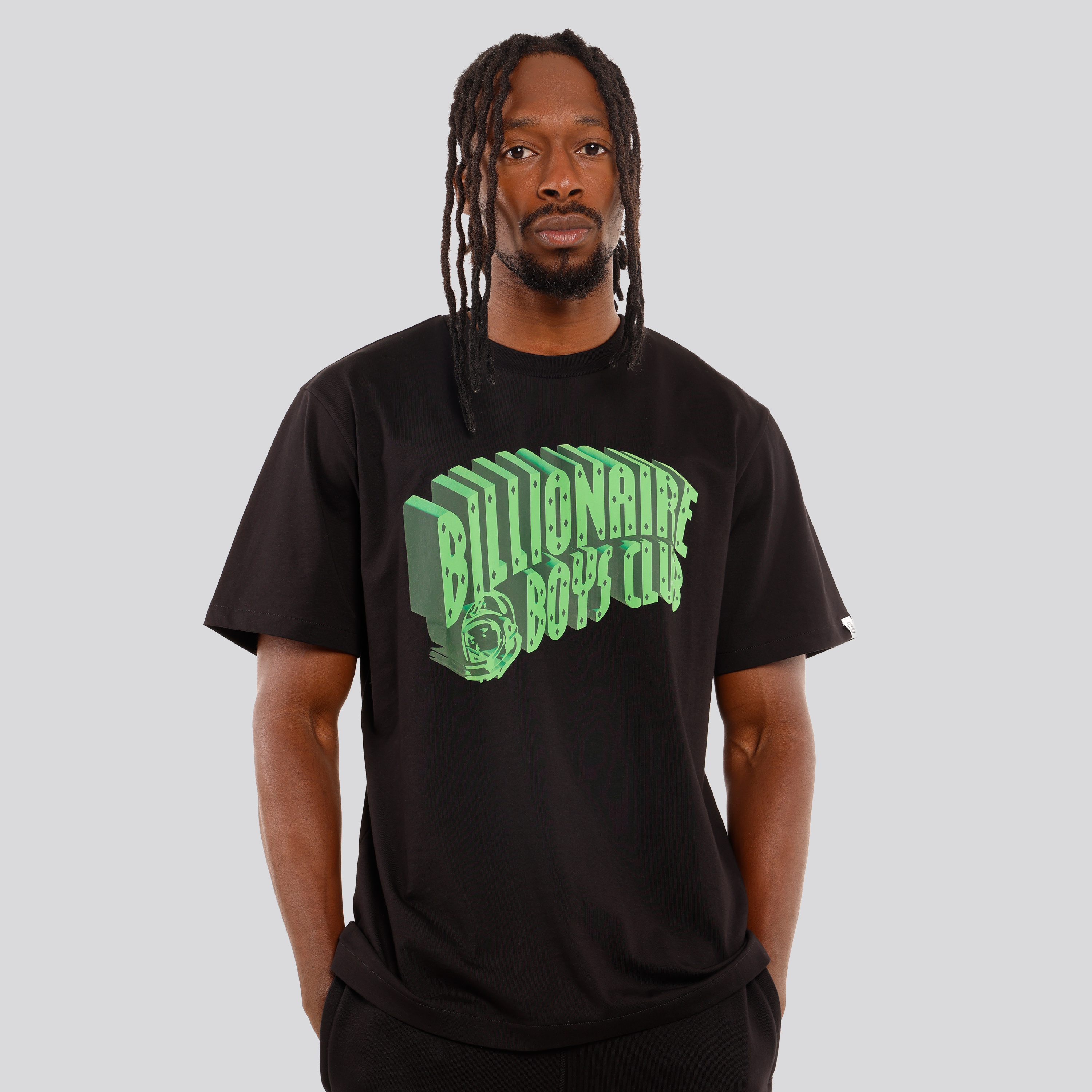 Camiseta Negra Billionaire Boys Club 3d Arch Logo
