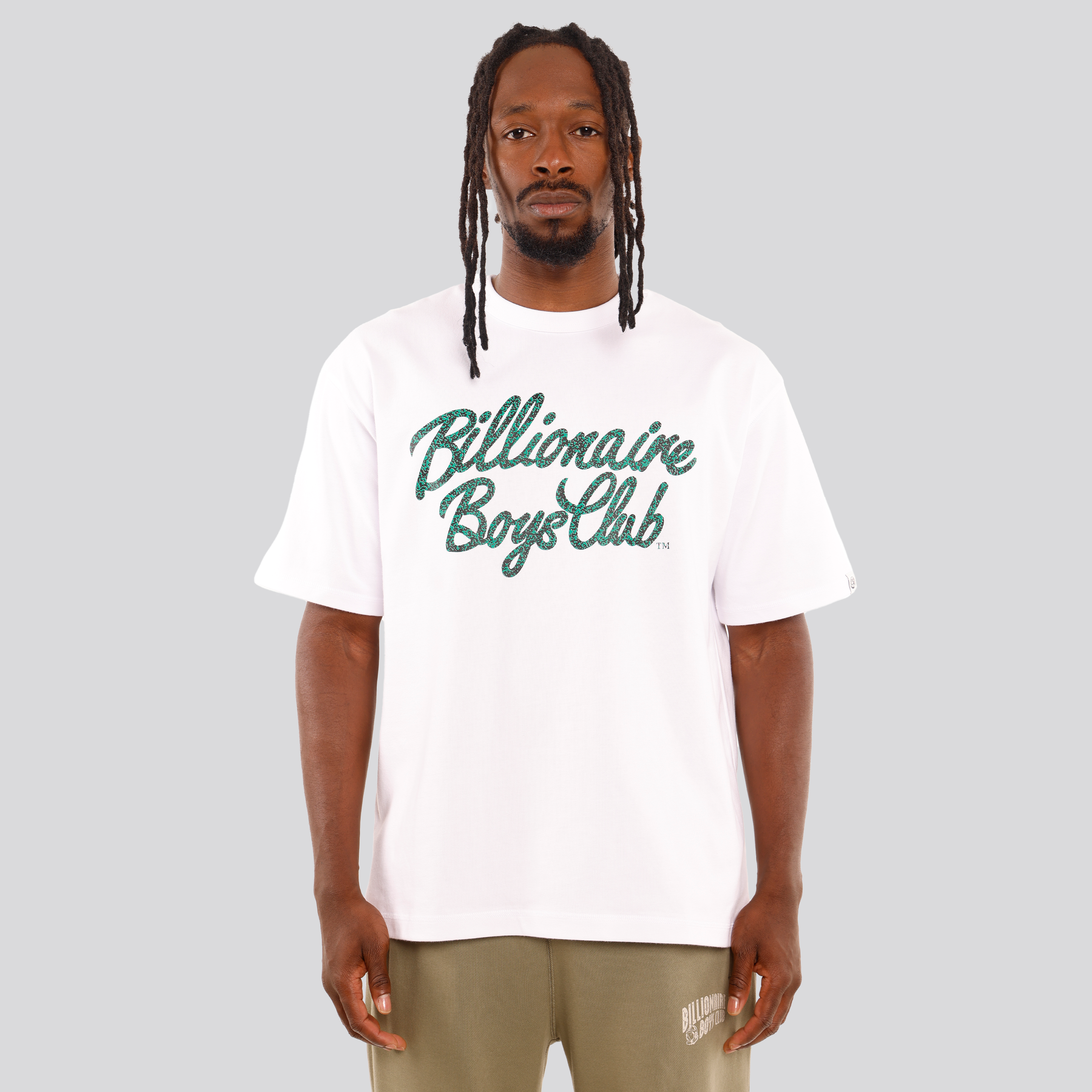 Camiseta Blanca Billionaire Boys Club Script Oversized