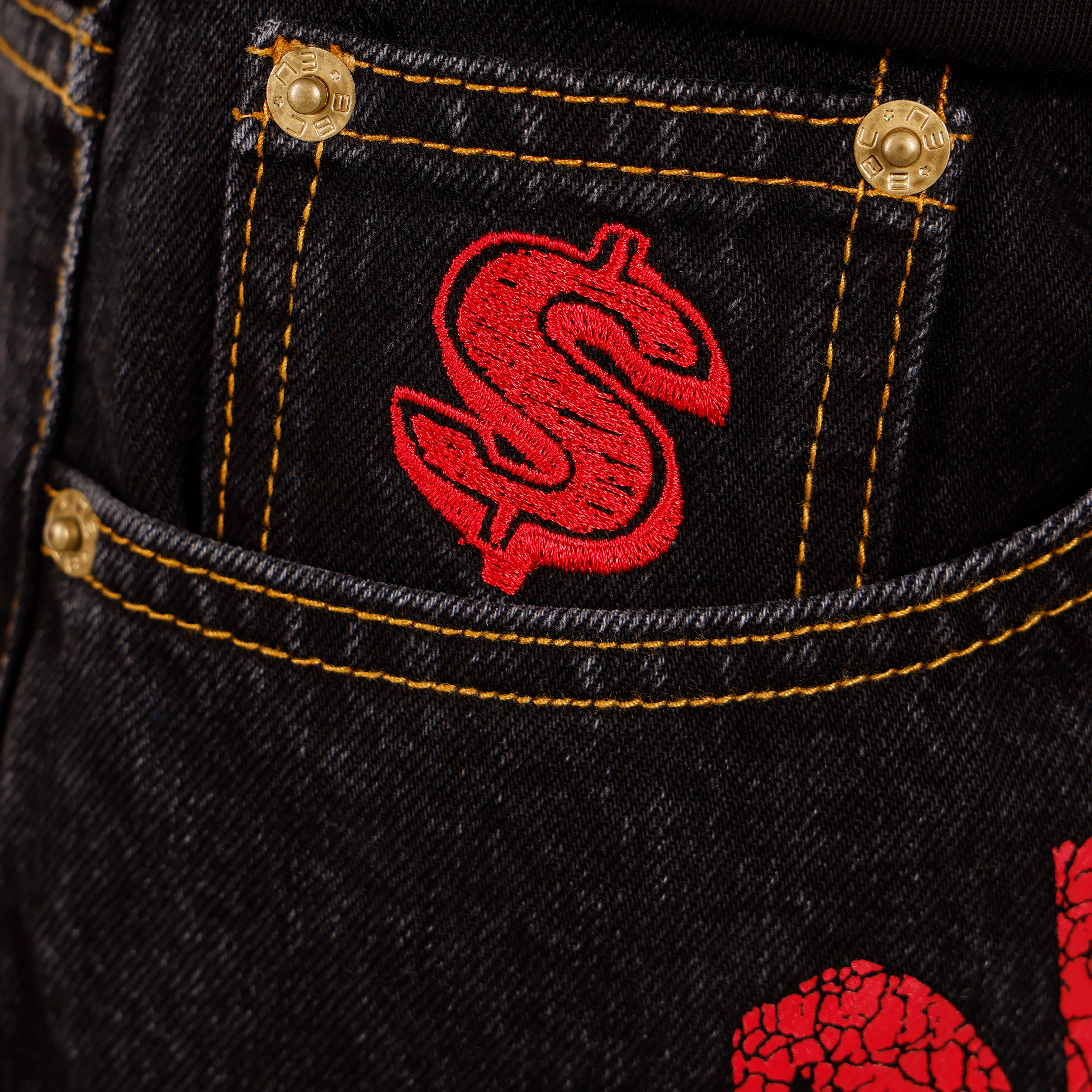 Jean Negro Billionaire Boys Club Arch Logo