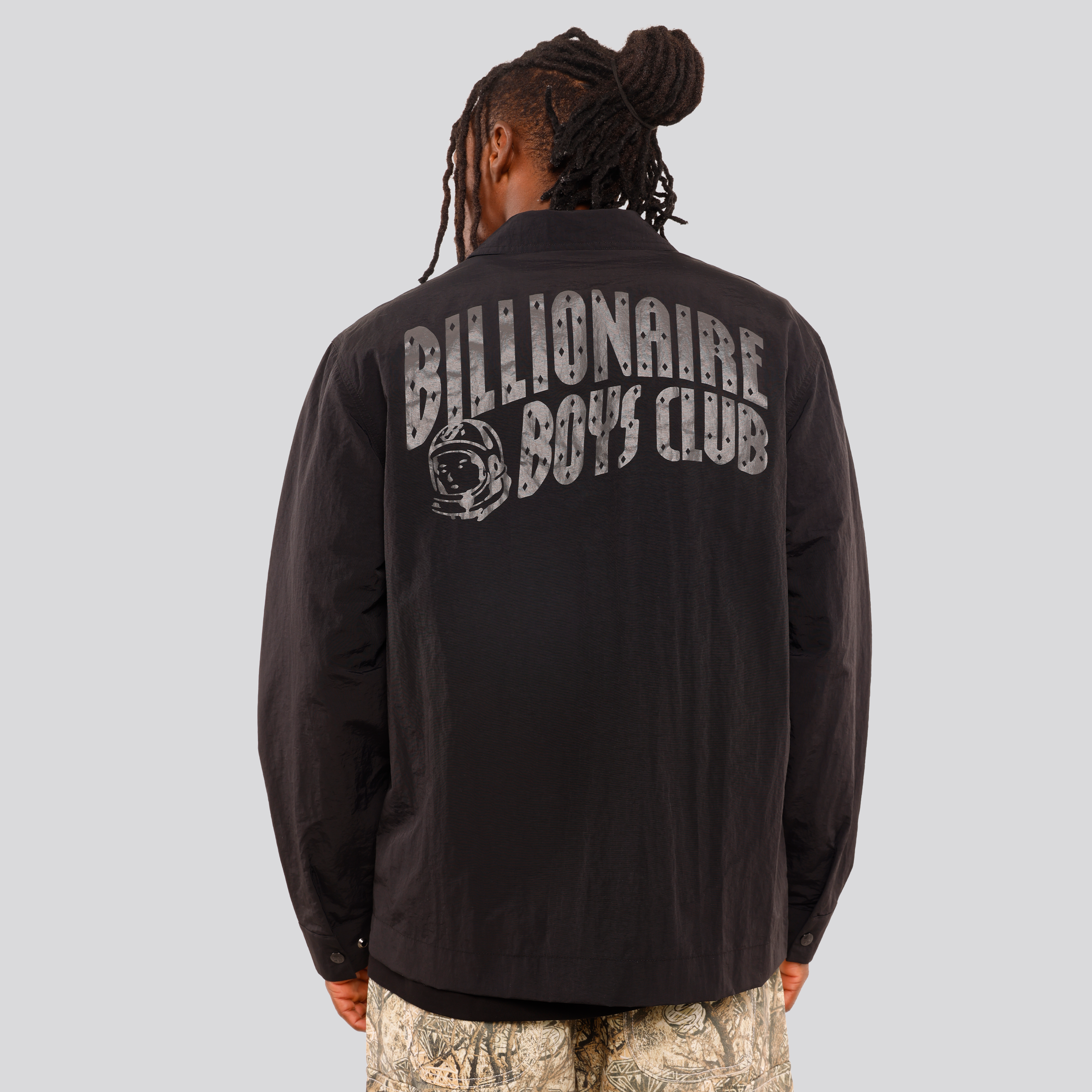 Chaqueta Negra Billionaire Boys Club Arch Logo Nylon