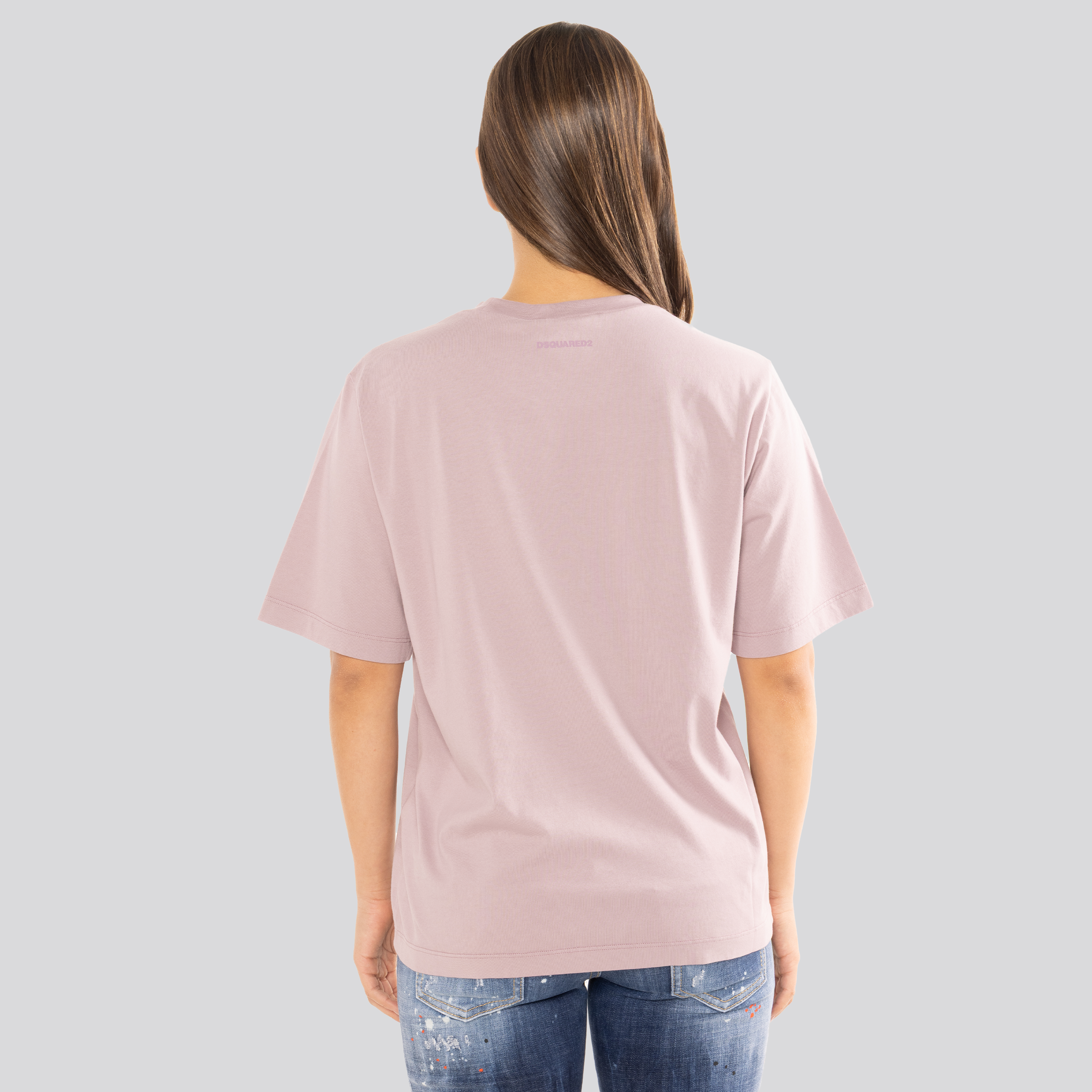 Camiseta Rosada Dsquared2 Deomy