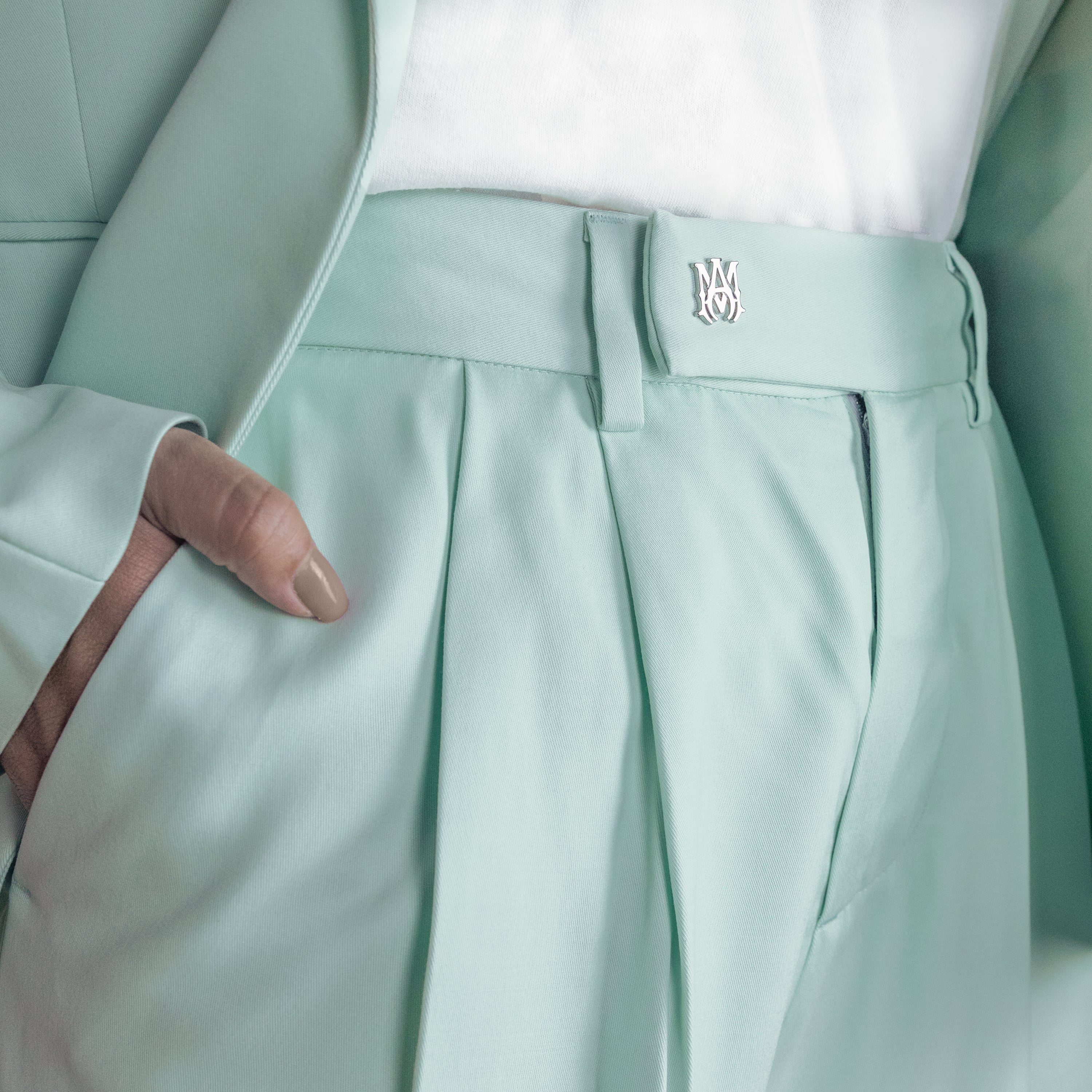 Pantalón Verde AMIRI MA Plaque