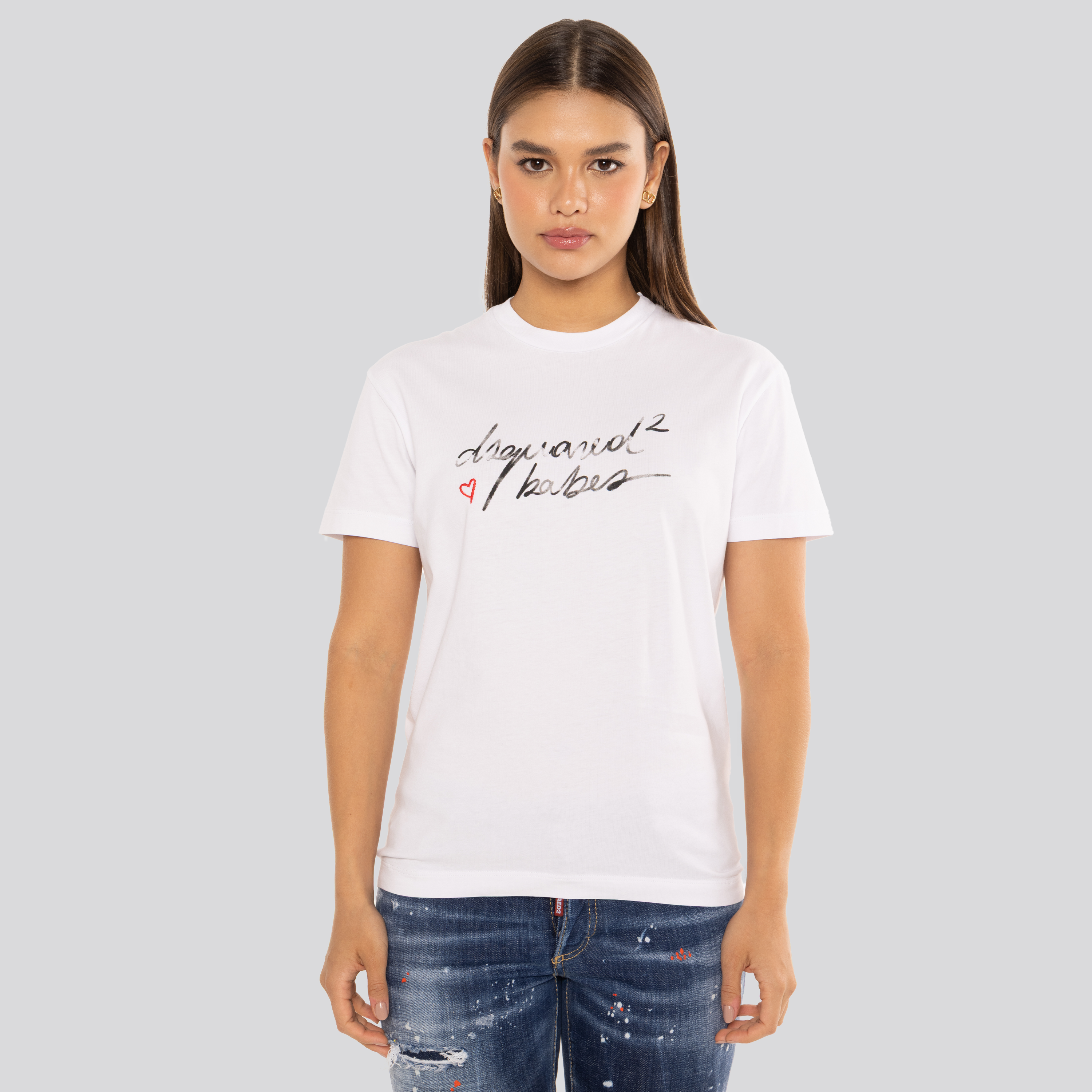 Camiseta Blanca Dsquared2 Lovers