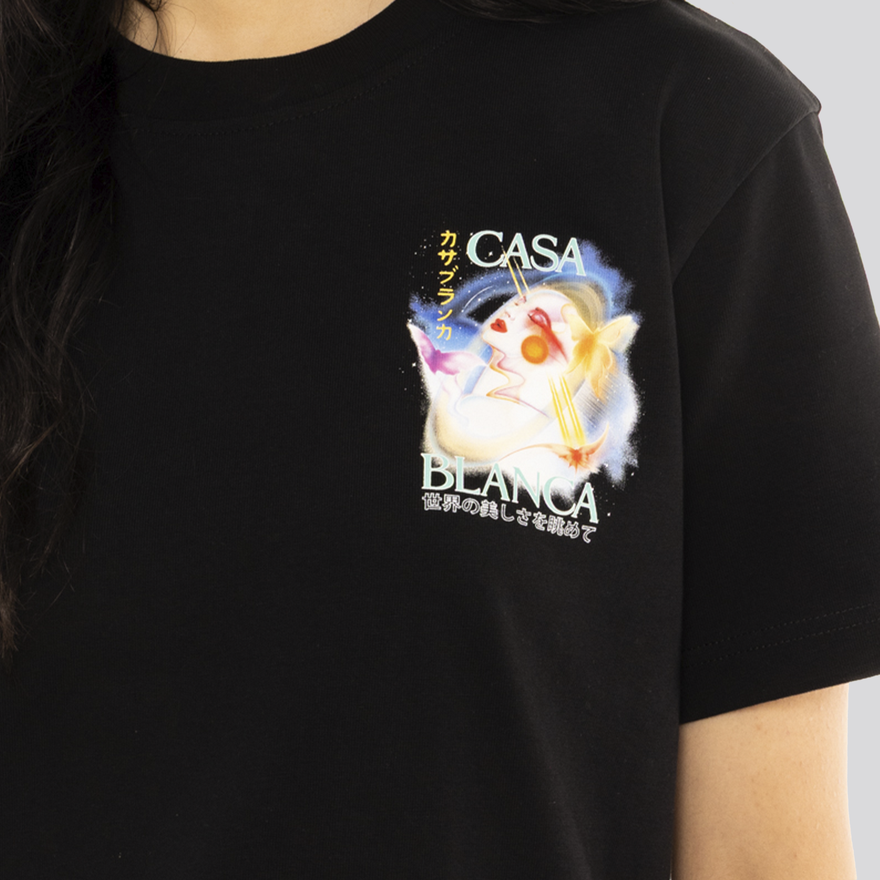 Camiseta Negra Casablanca Galactic Connection
