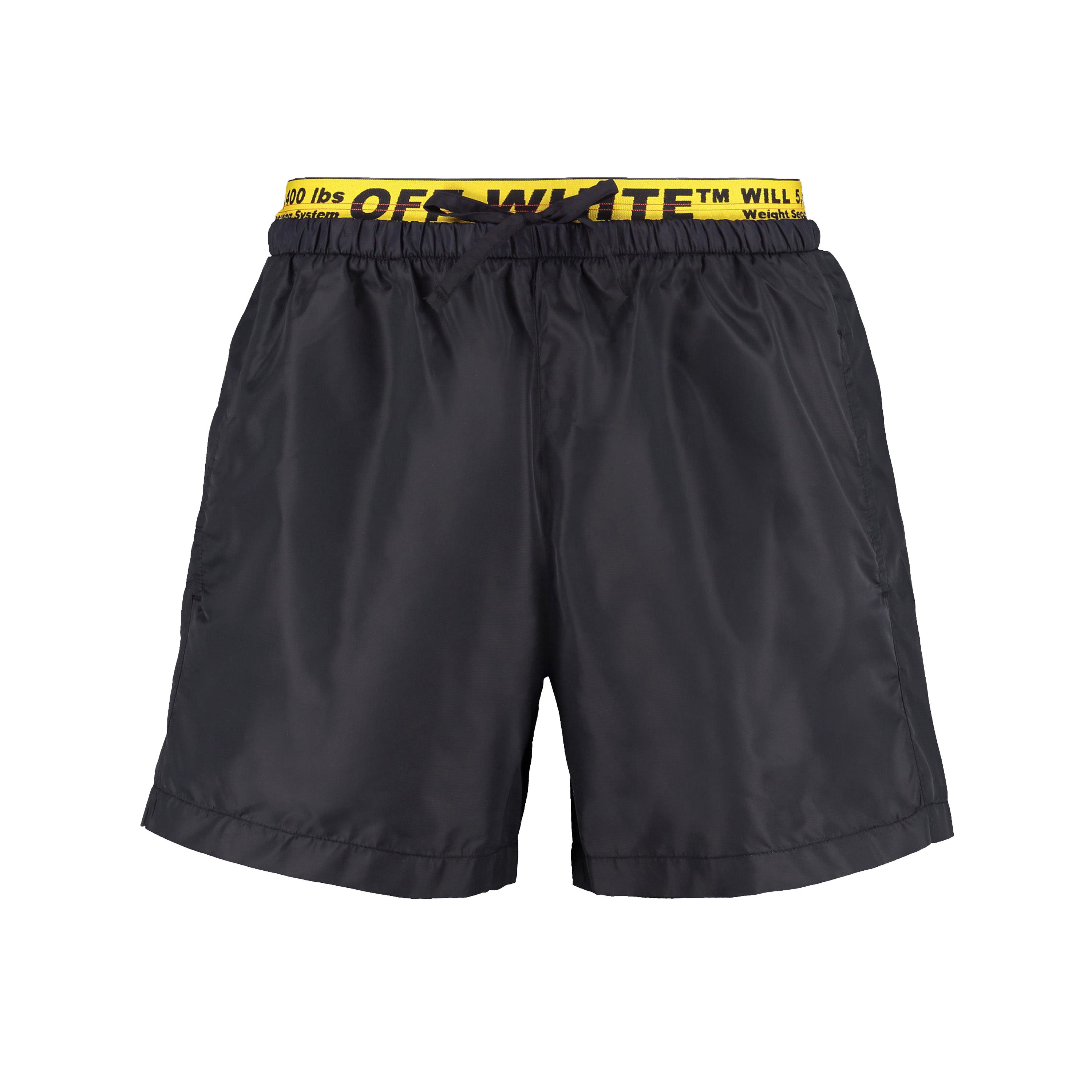 Pantaloneta De Baño Negro/Amarilla