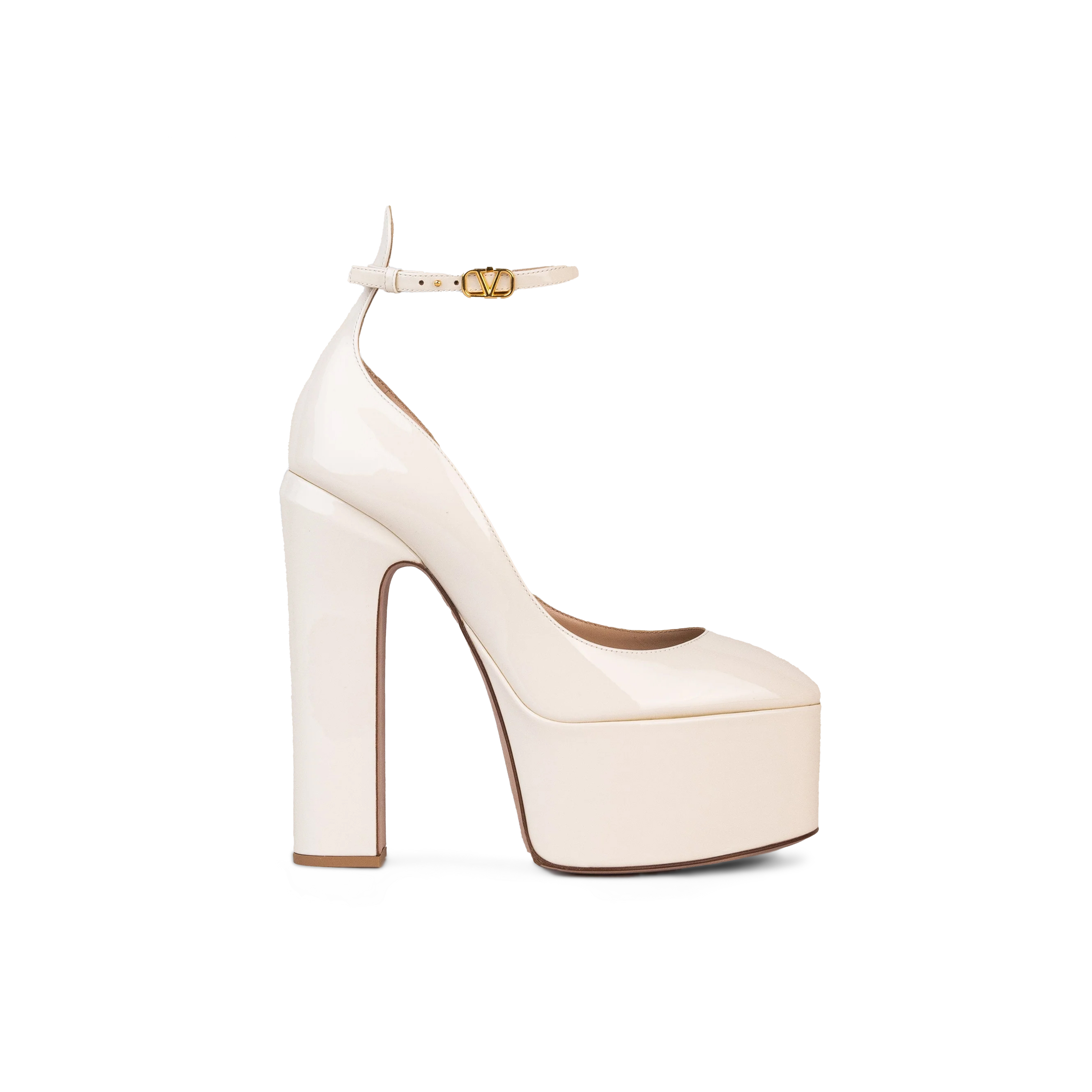 Tacones Blancos Valentino Tan-Go 155 mm