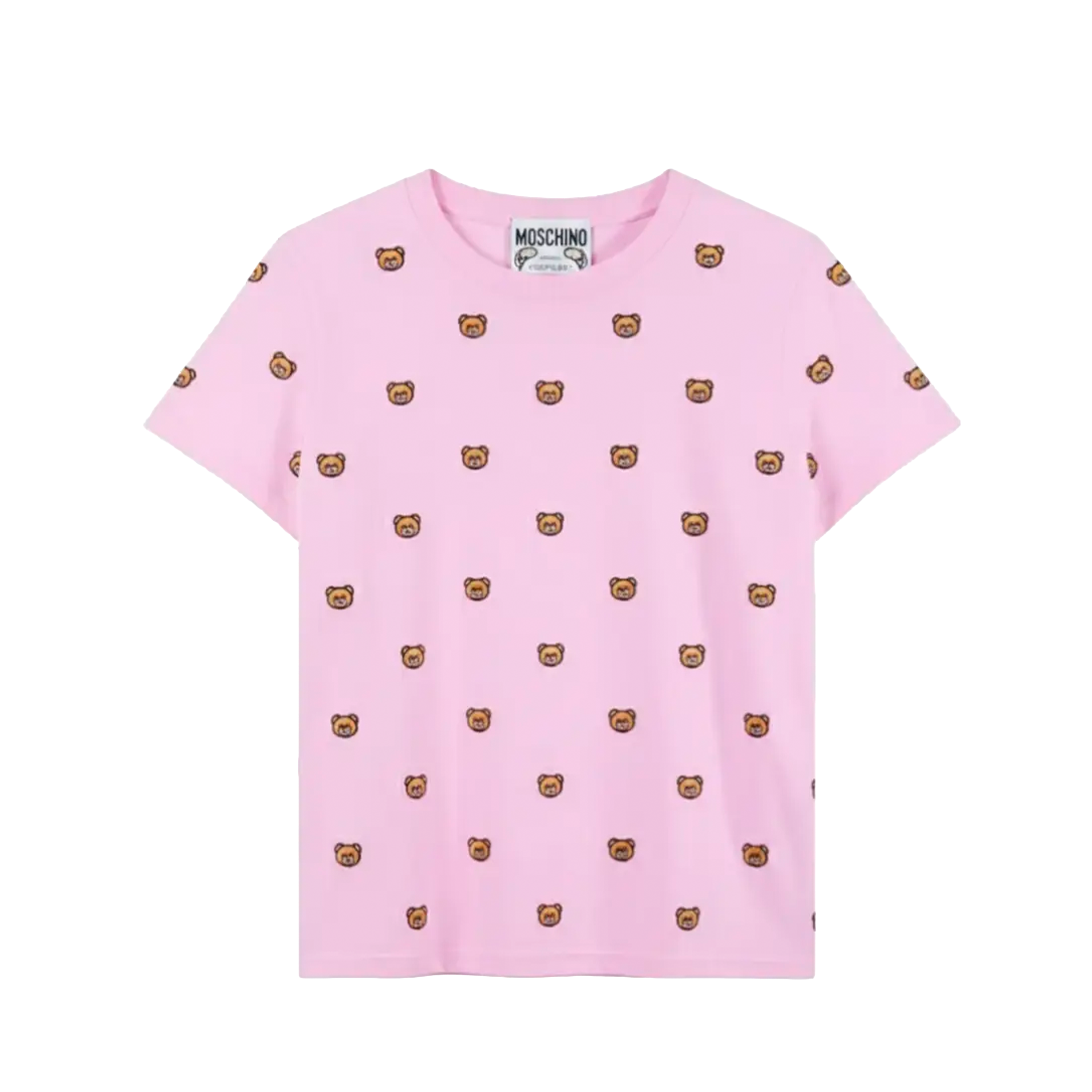Camiseta Rosada Moschino Multi Teddy´S