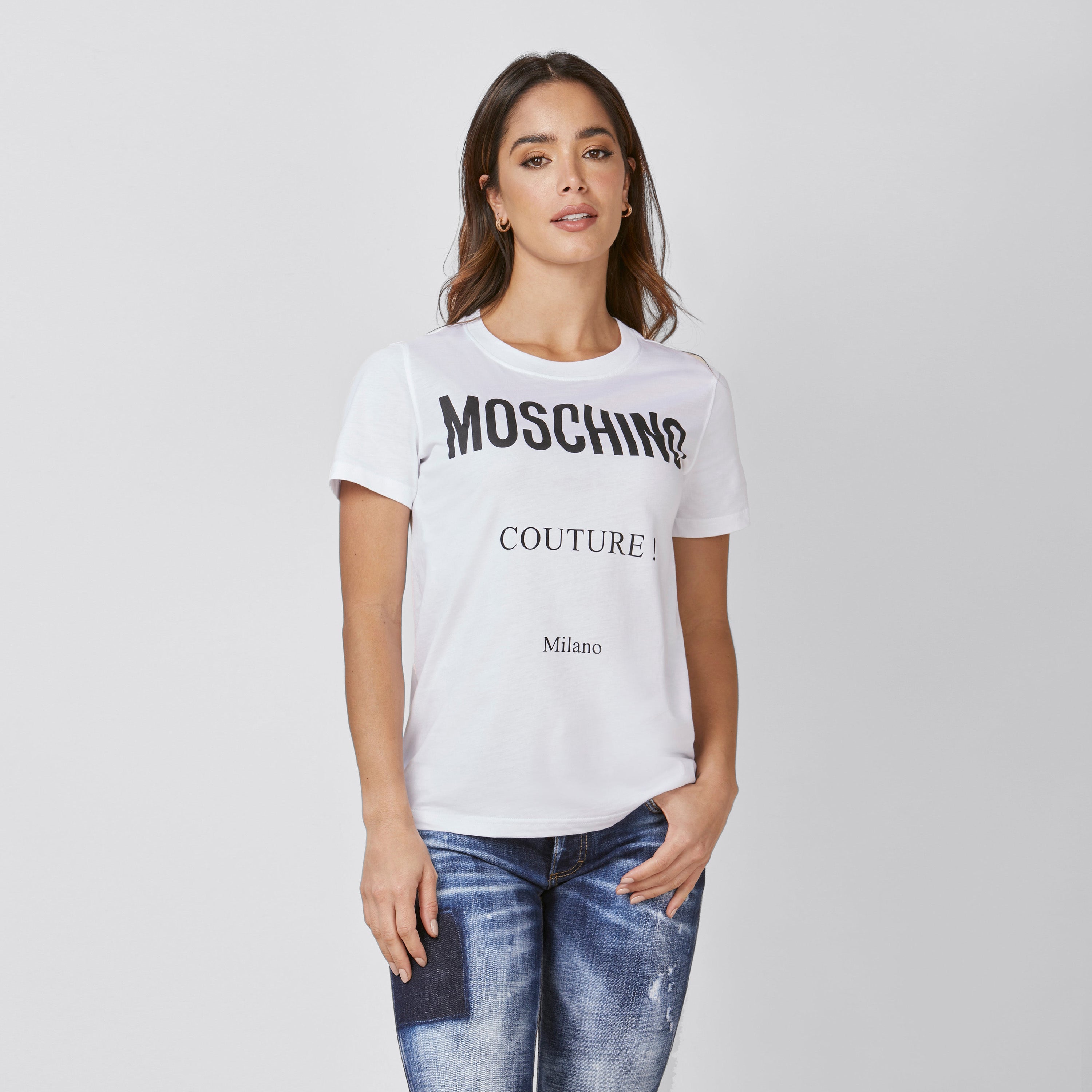 Camiseta Blanca Moschino Couture