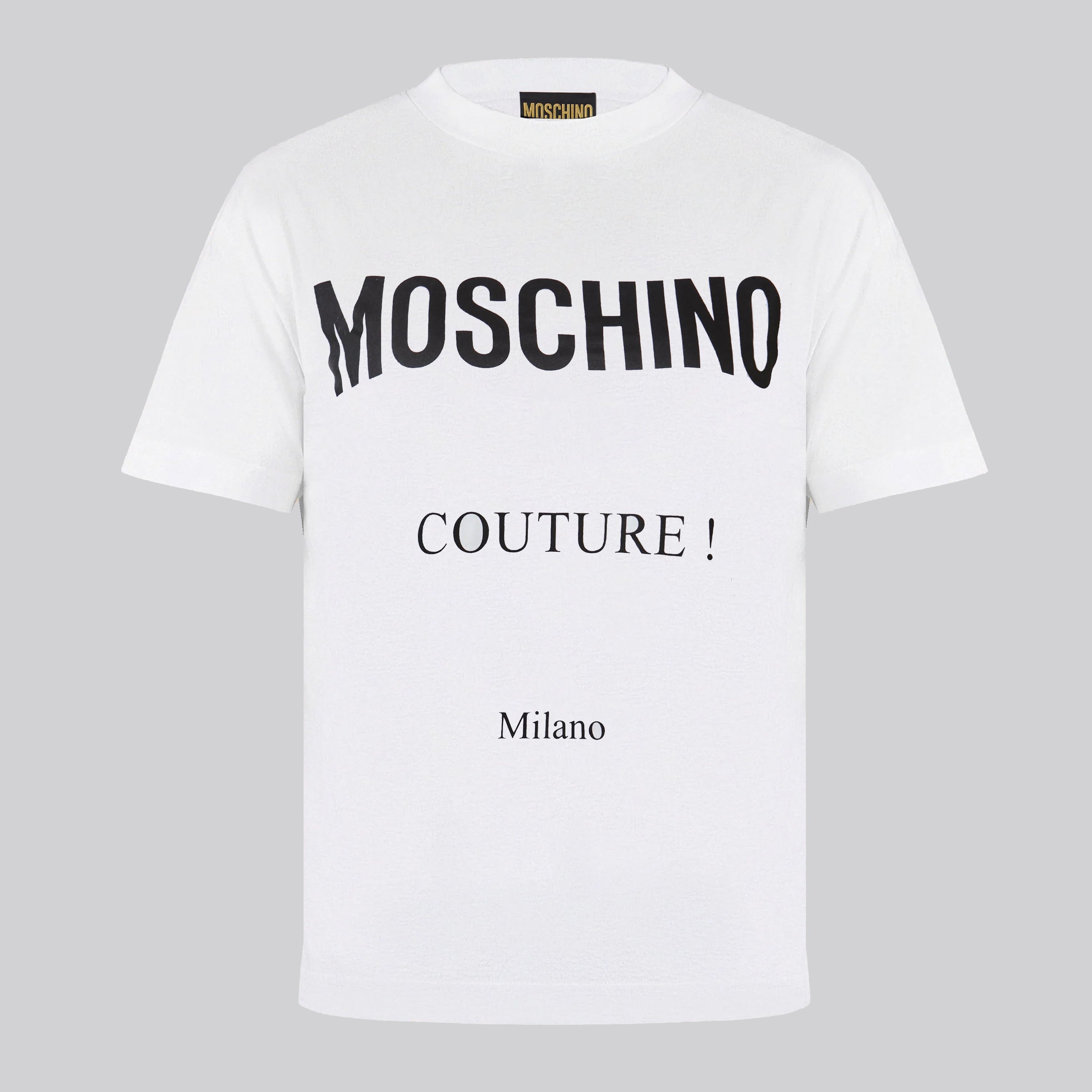 Camiseta Blanca Moschino Couture !