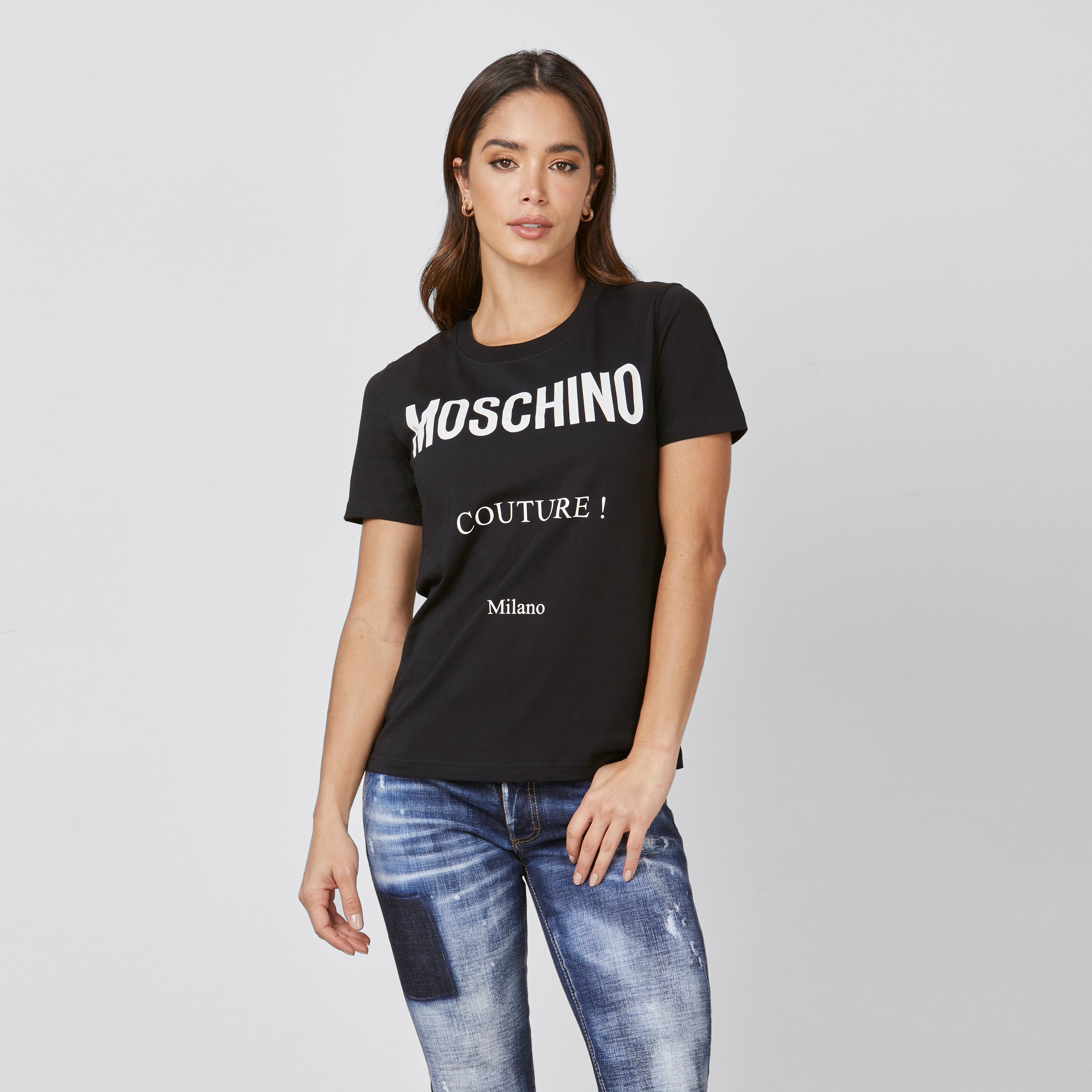 Camiseta Negra Moschino Couture !