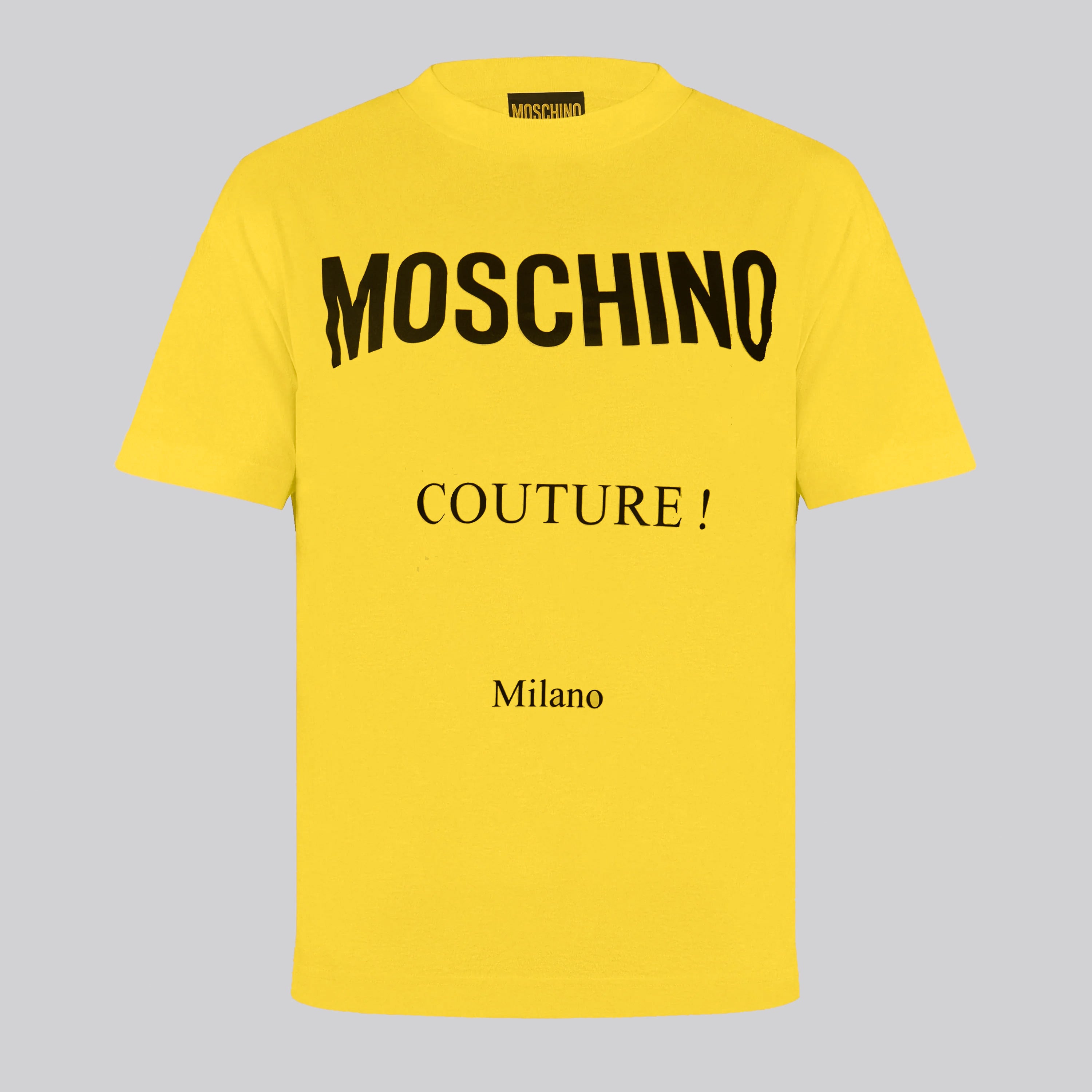 Camiseta Amarilla Moschino Couture !
