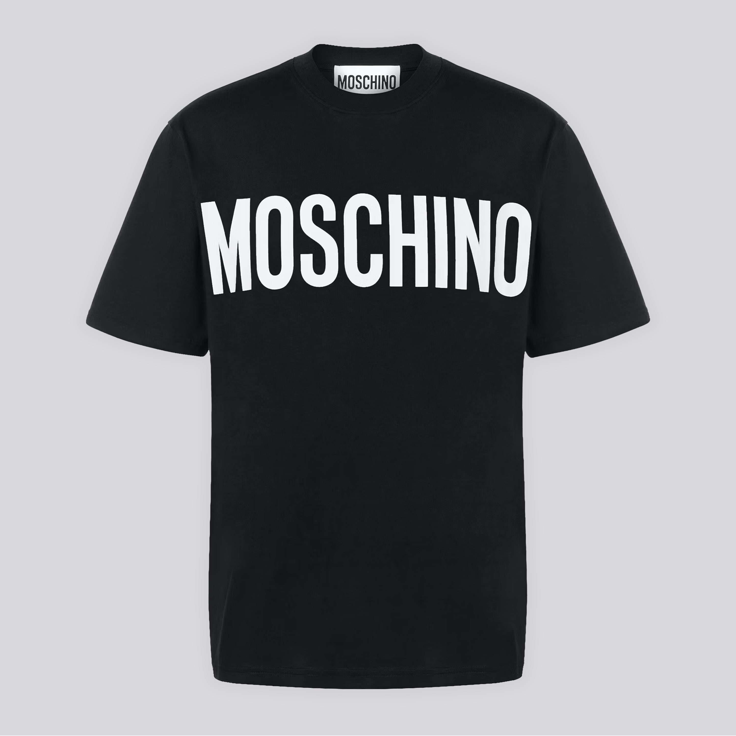 Camiseta Negra Moschino Logo