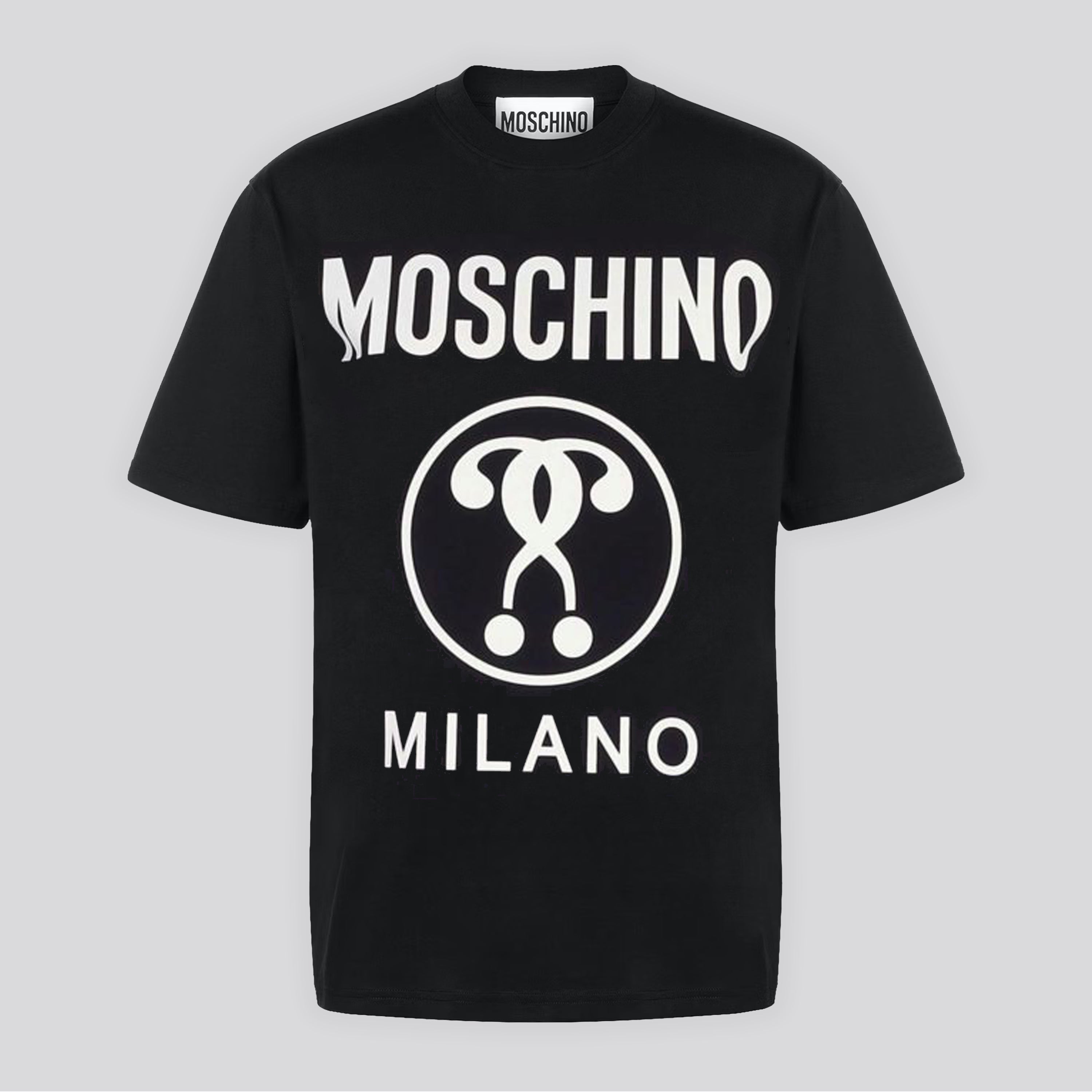 Camiseta Negra White Moschino Milano