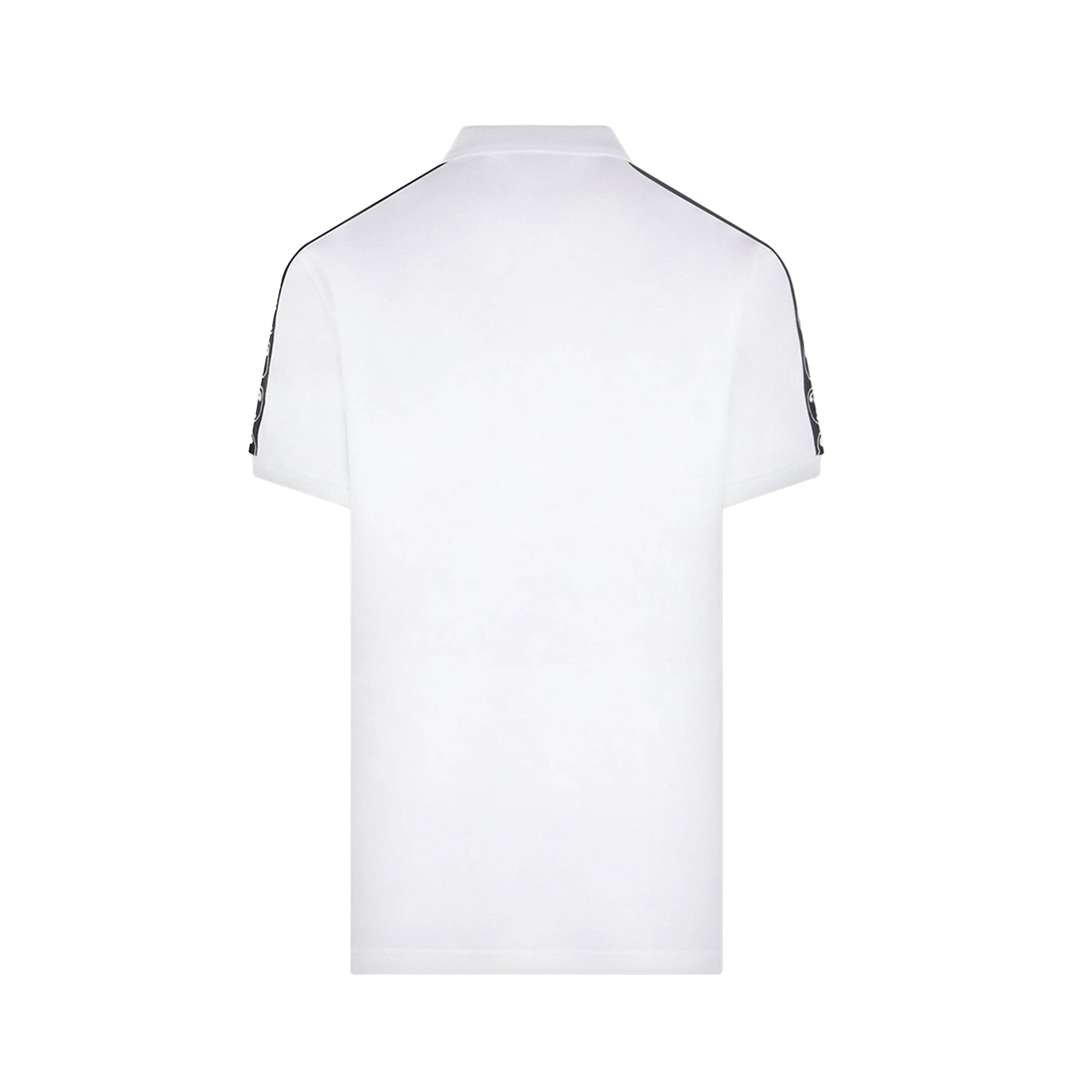 Camiseta Tipo Polo Blanca Moschino Side Logo