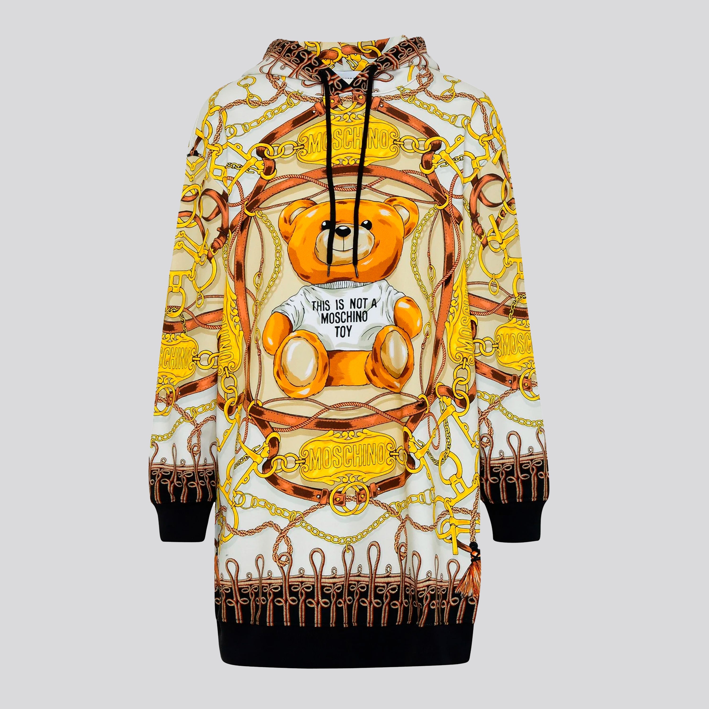 Vestido Sudadera Multicolor Moschino Teddy Bear