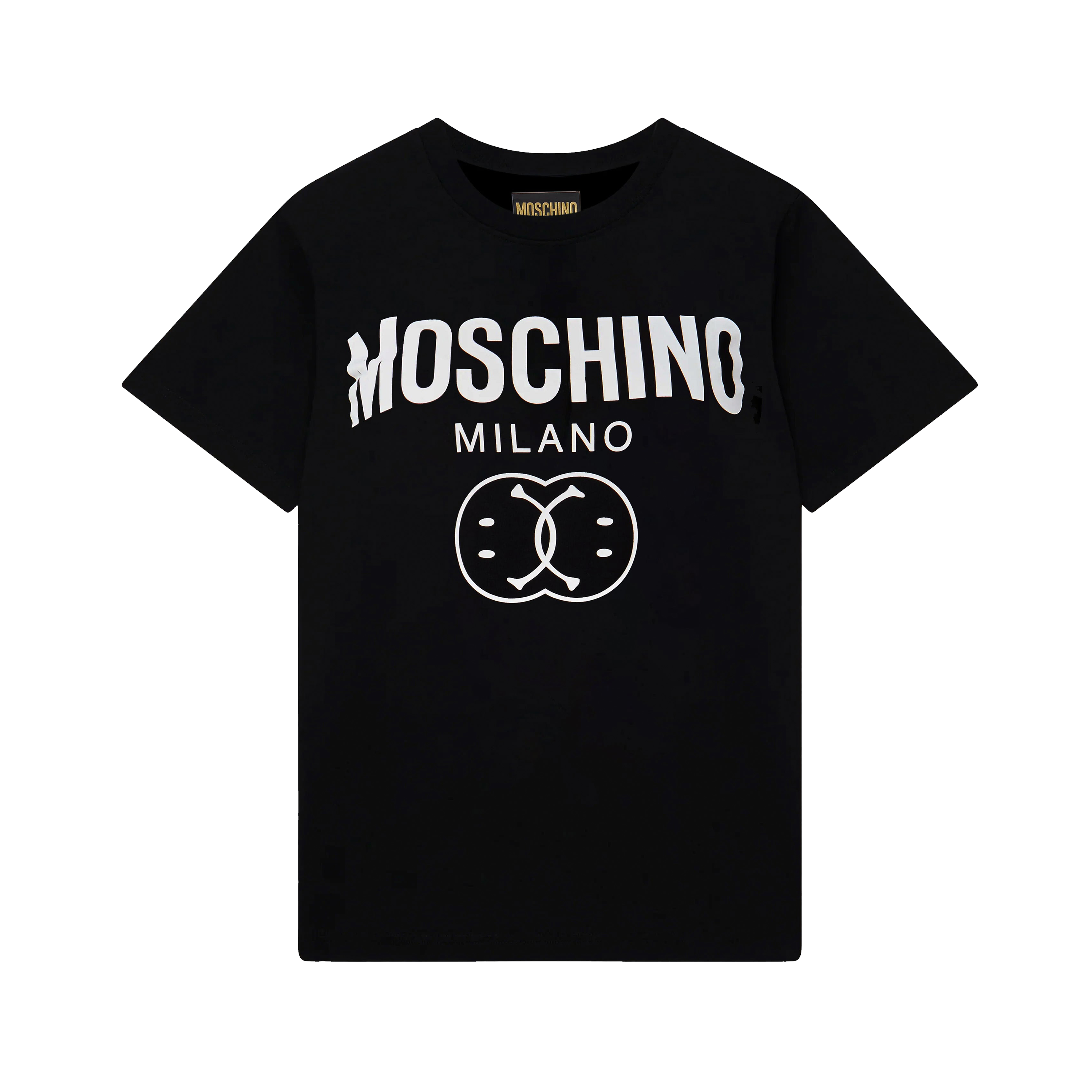 Camiseta Negra Moschino Doble Cara