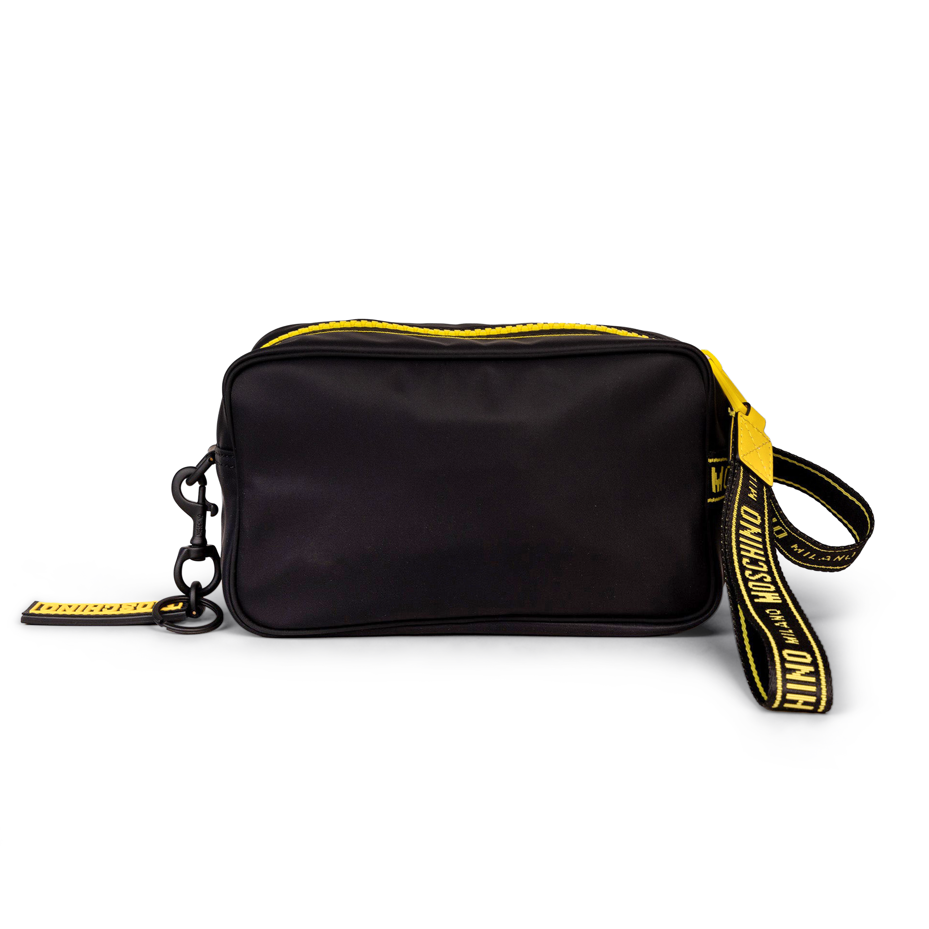 Bolso Negro Moschino Couture Amarillo
