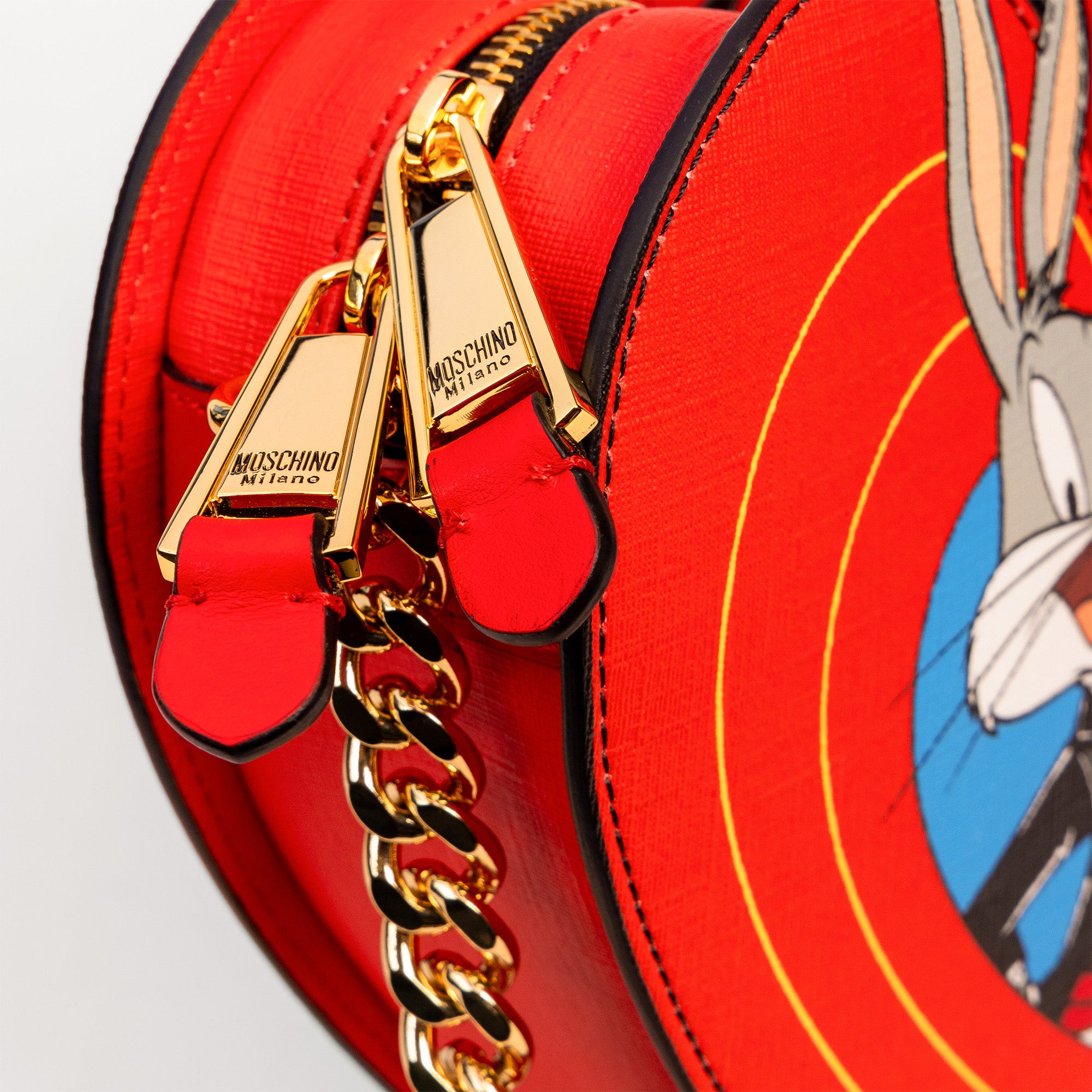 Cartera Roja Moschino Couture Heart