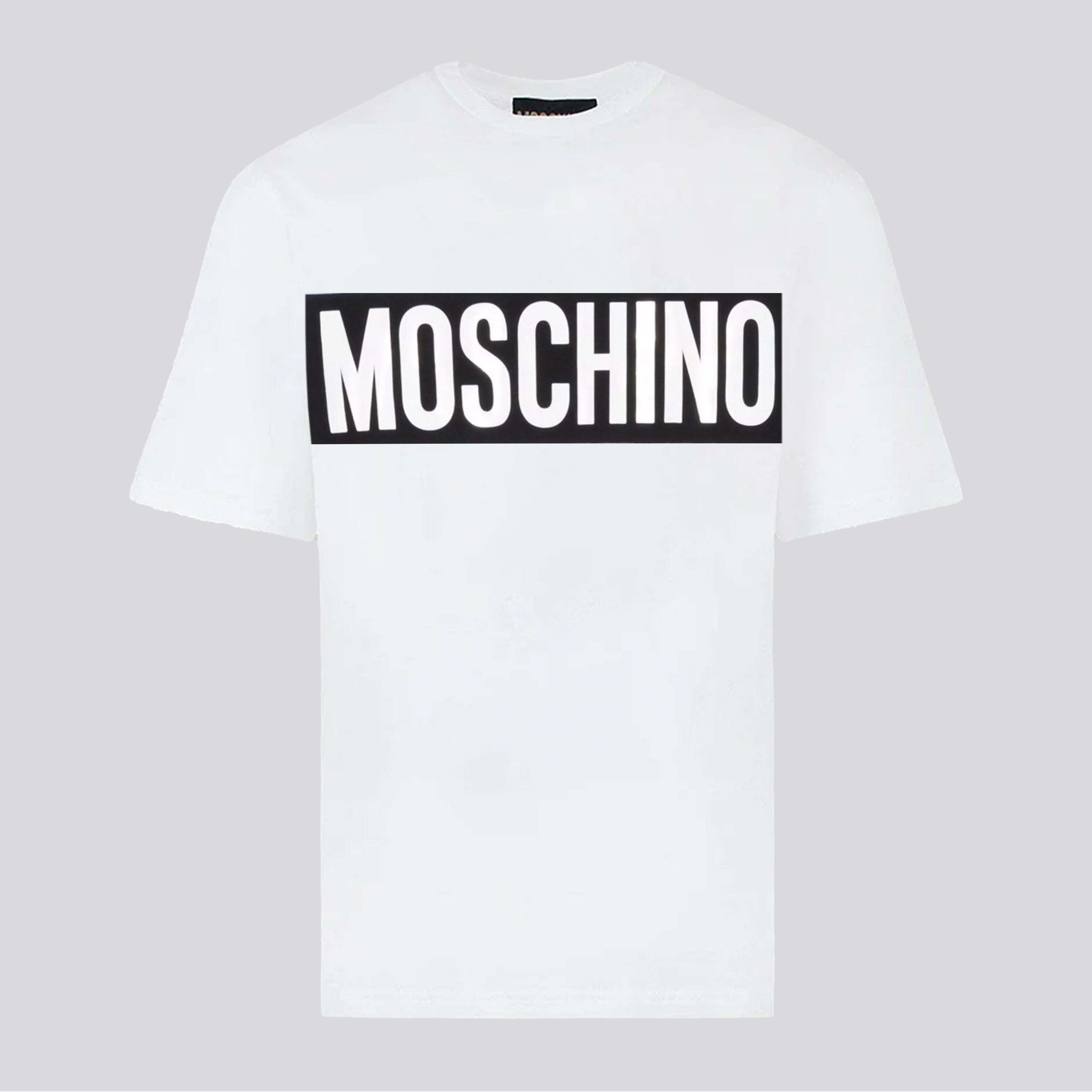 Camiseta Blanca con Negro Moschino Couture Logo