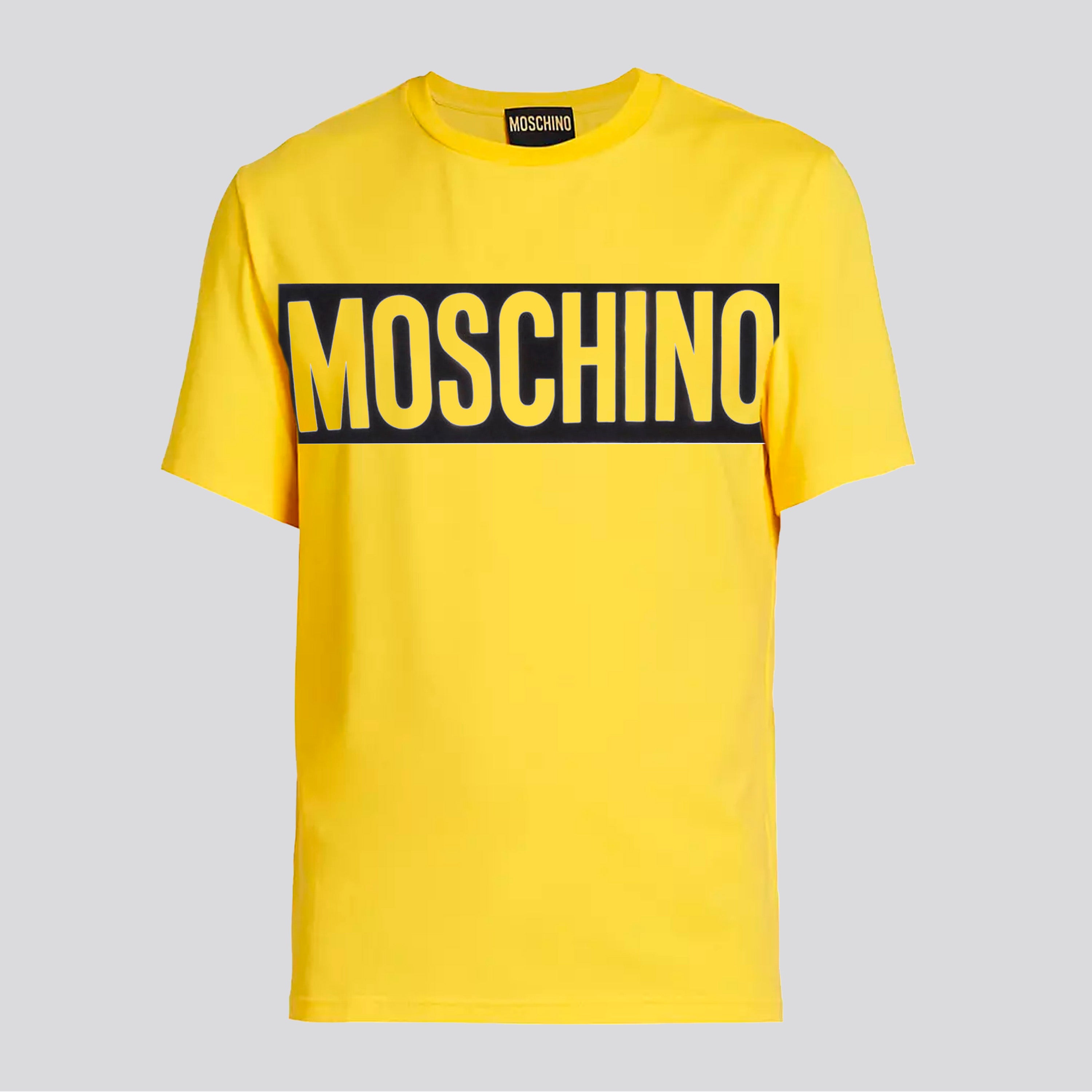 Camiseta Amarilla Moschino Couture Logo