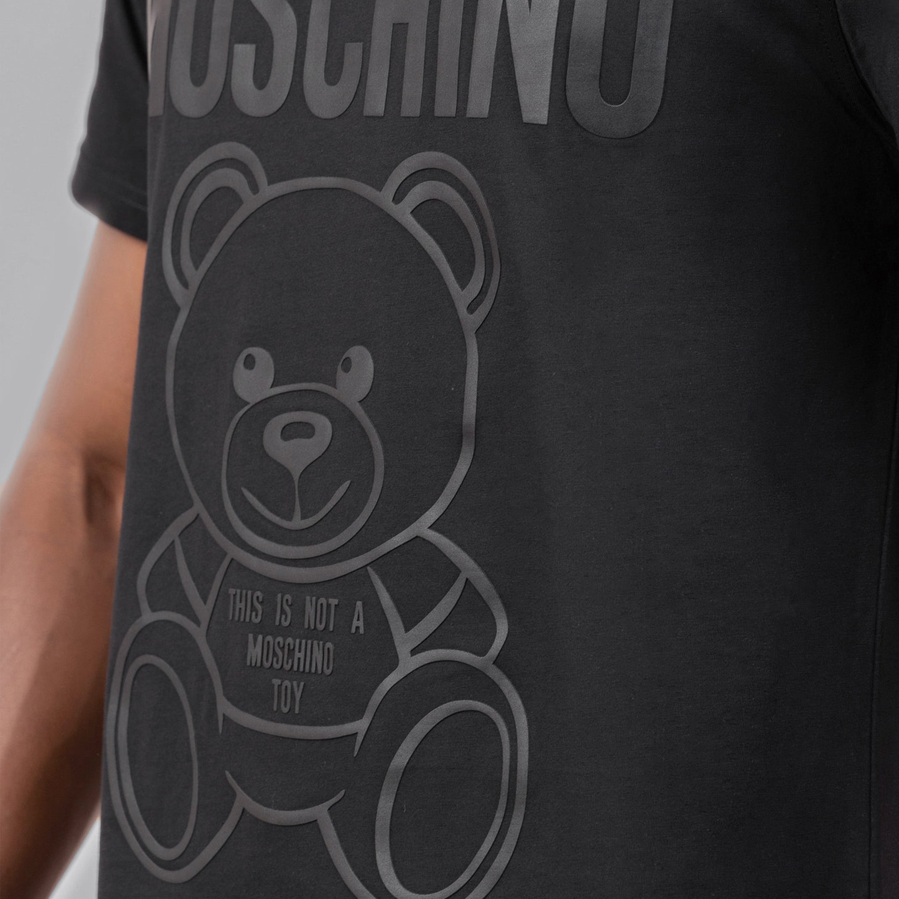 Camiseta Negra Moschino Couture Teddy