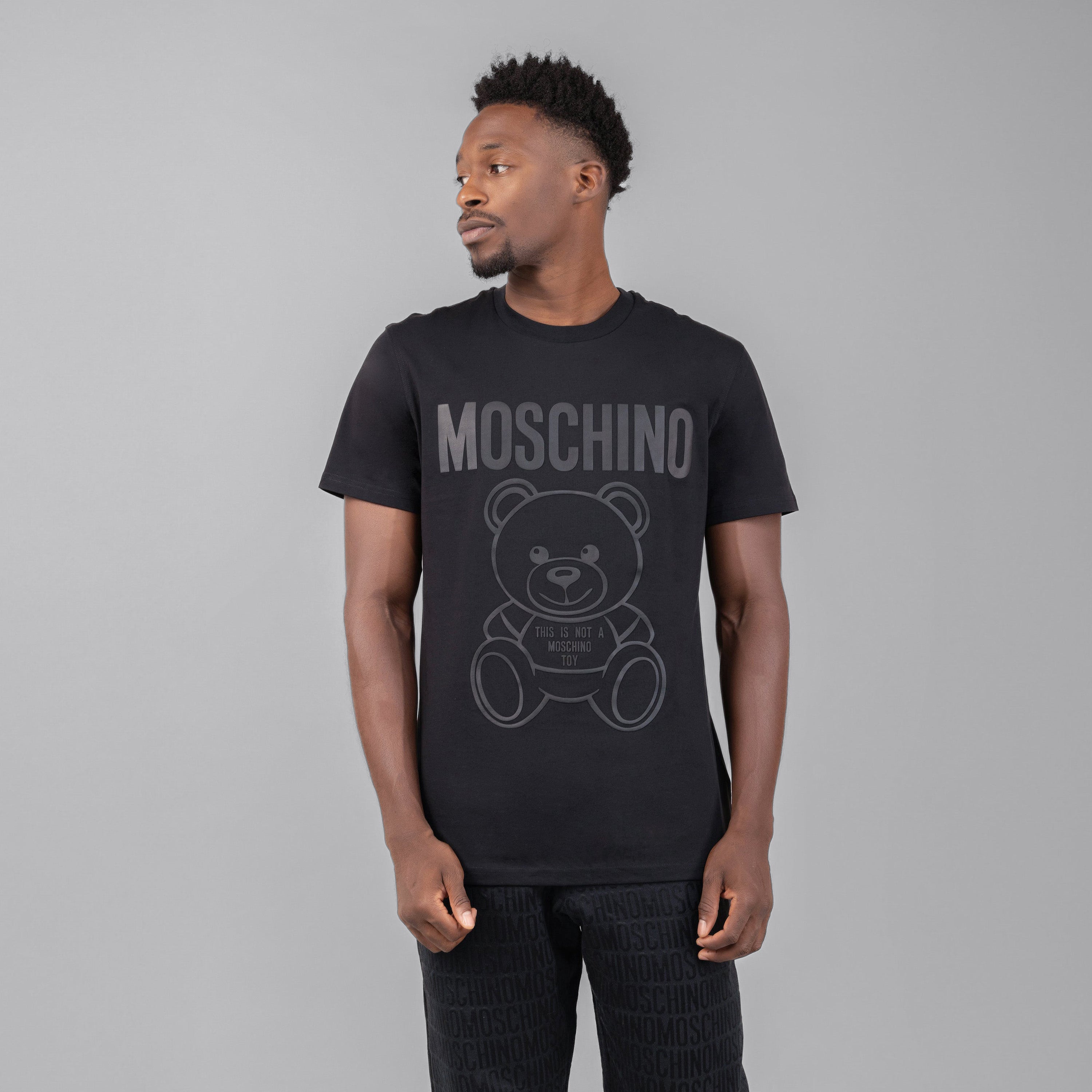 Camiseta Negra Moschino Couture Bear
