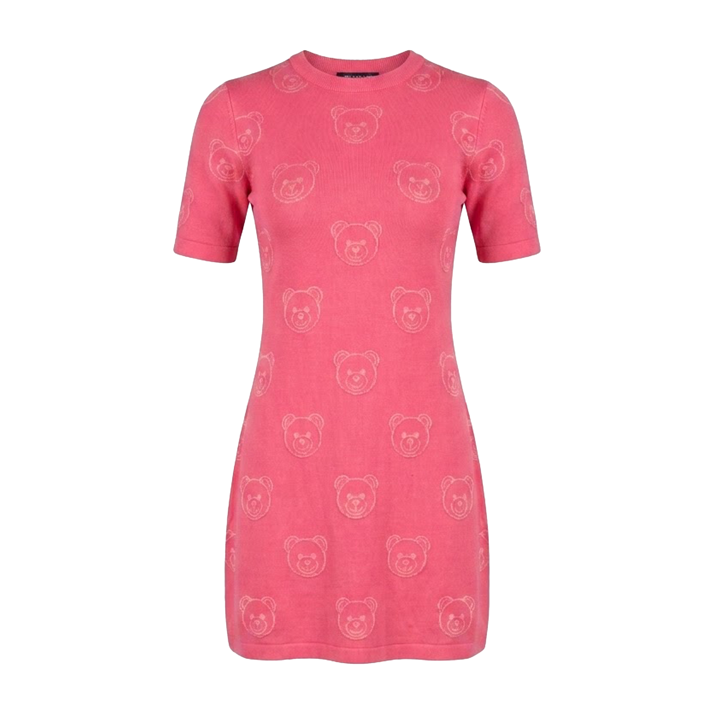 Vestido Rosado Moschino Couture Multi Teddy
