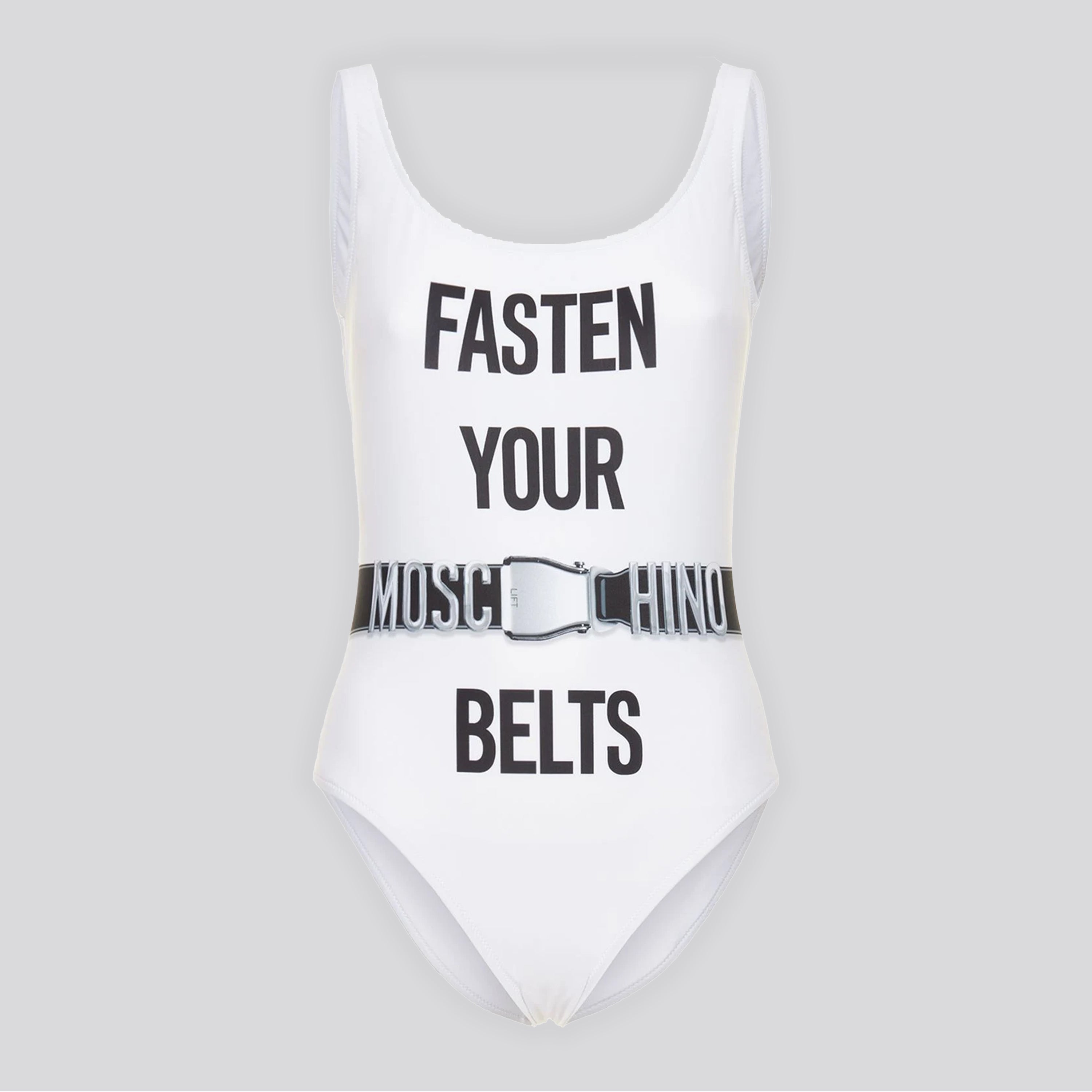 Body Blanco Moschino Couture Fasten Your Belts