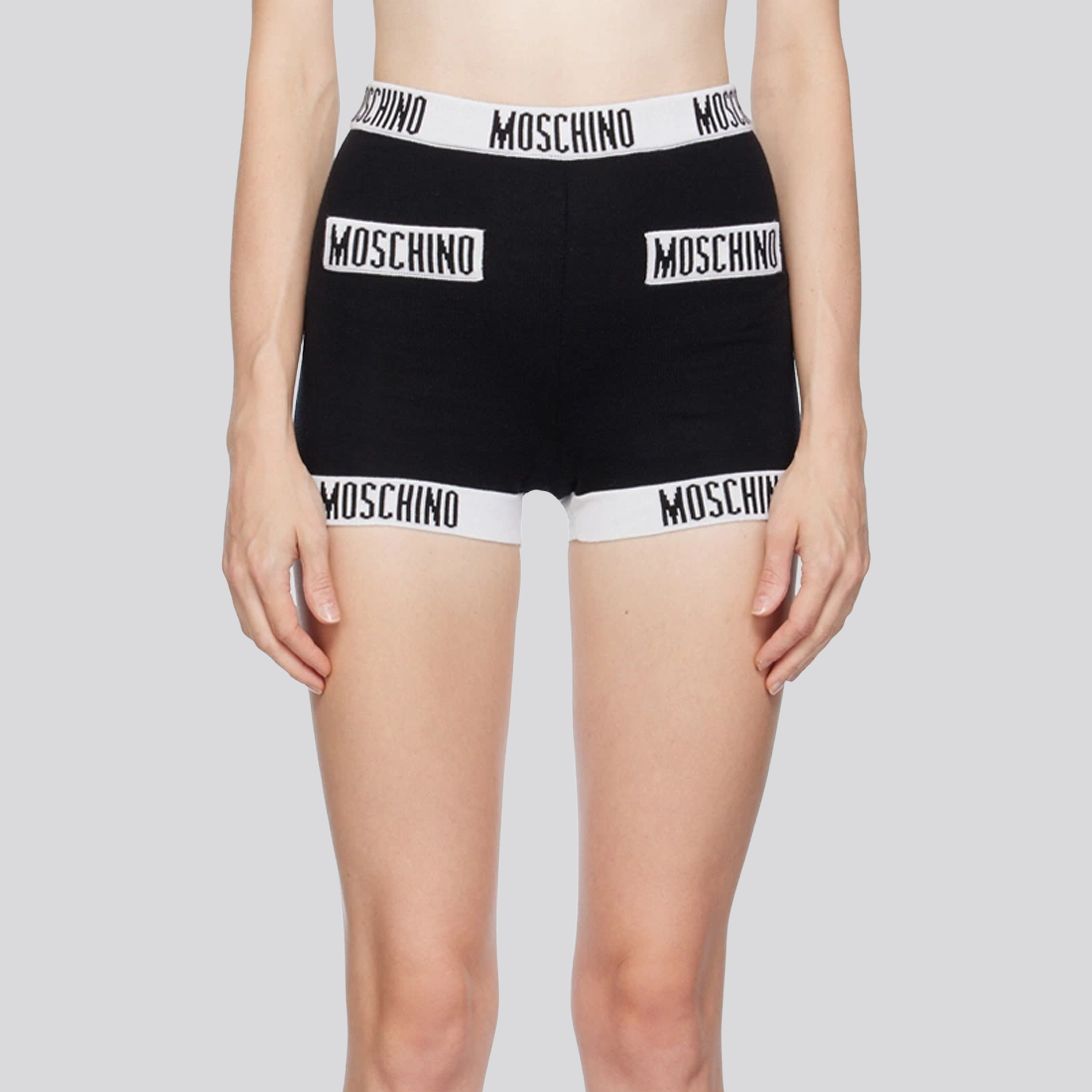 Sudadera Negra Moschino Logo Band