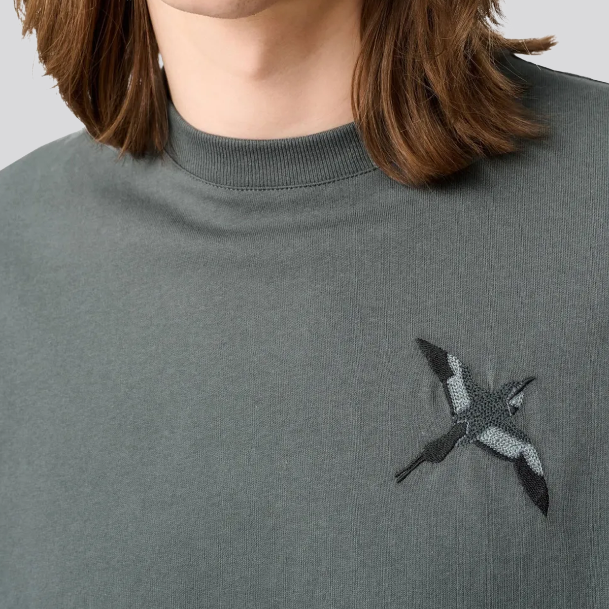 Camiseta Gris Axel Arigato Micro Bee Bird