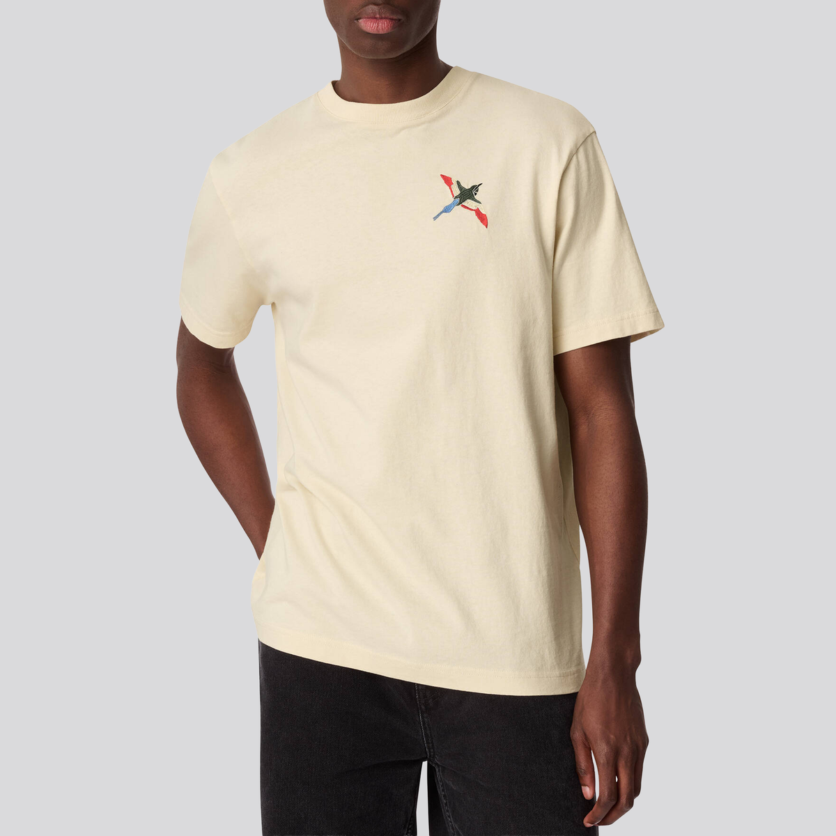 Camiseta Beige Axel Arigato Micro Bee Bird