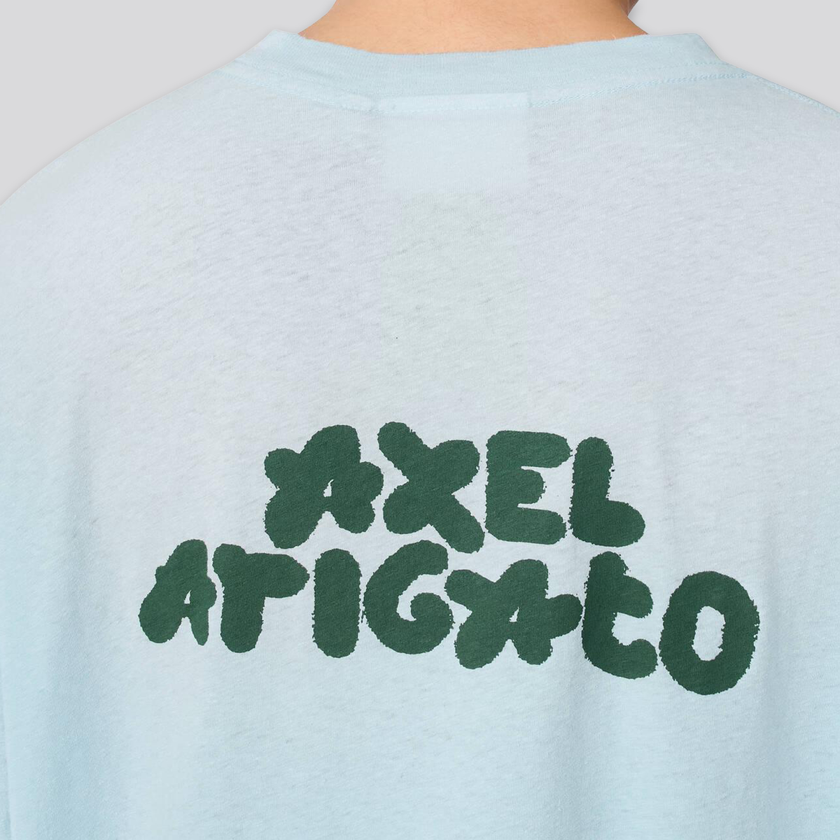 Camiseta Celeste Axel Arigato Bubble Reverse