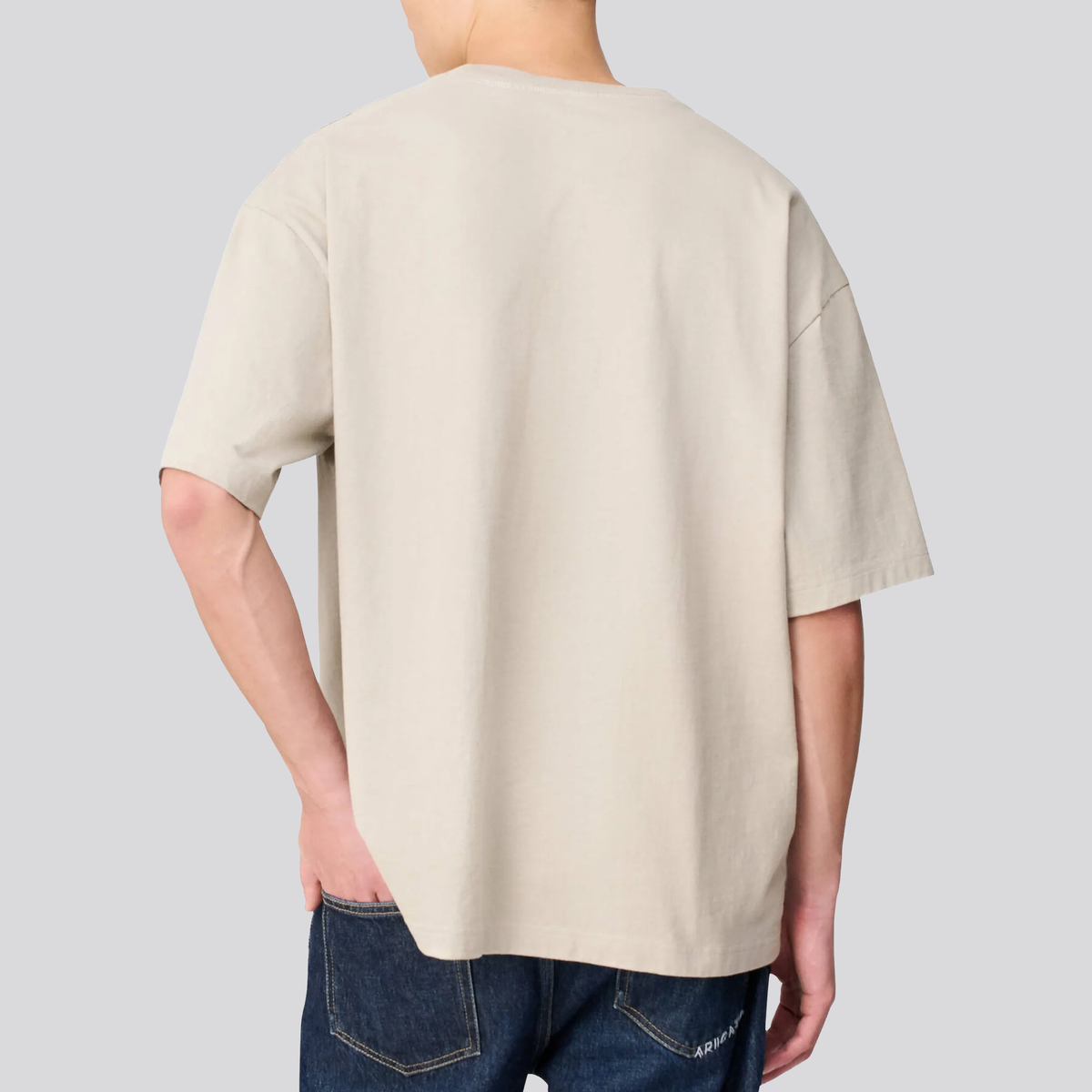 Camiseta Gris Axel Arigato Stone Grey Honor
