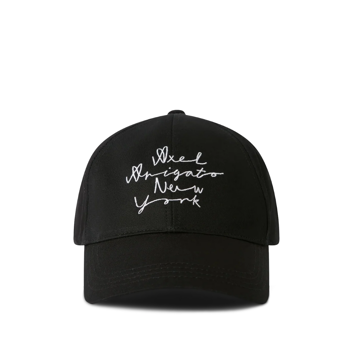 Gorra Blanca Axel Arigato Logo Scribble New York