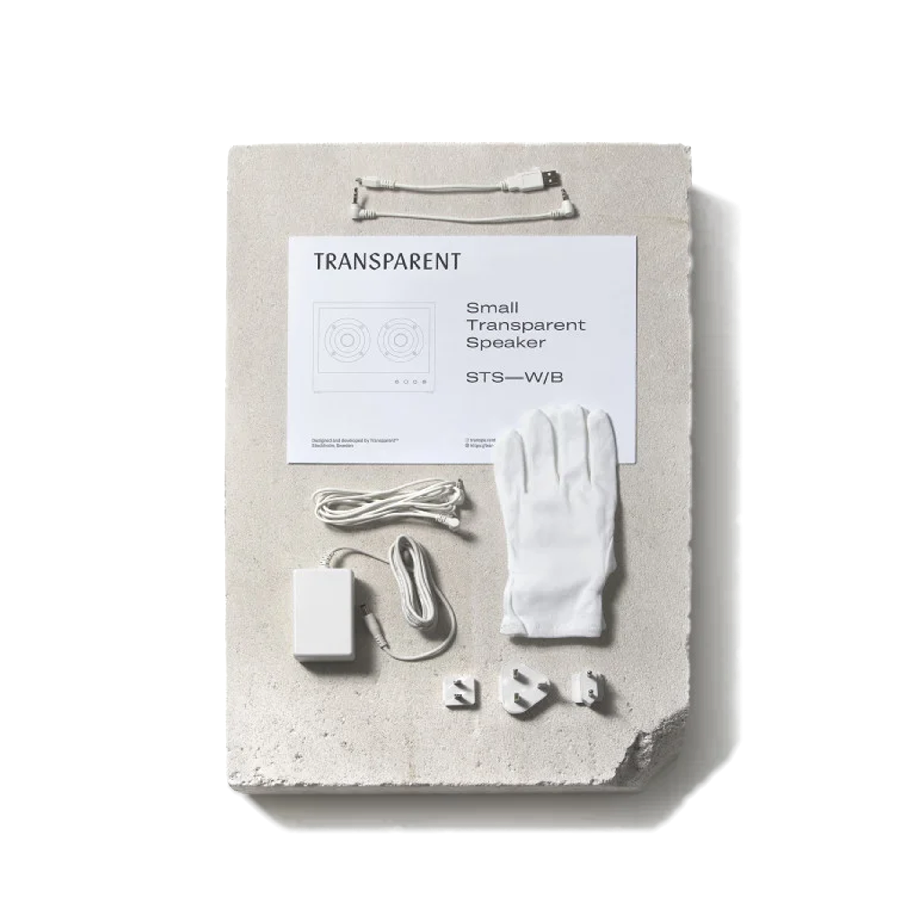 Speaker Blanco Transparent "STS"